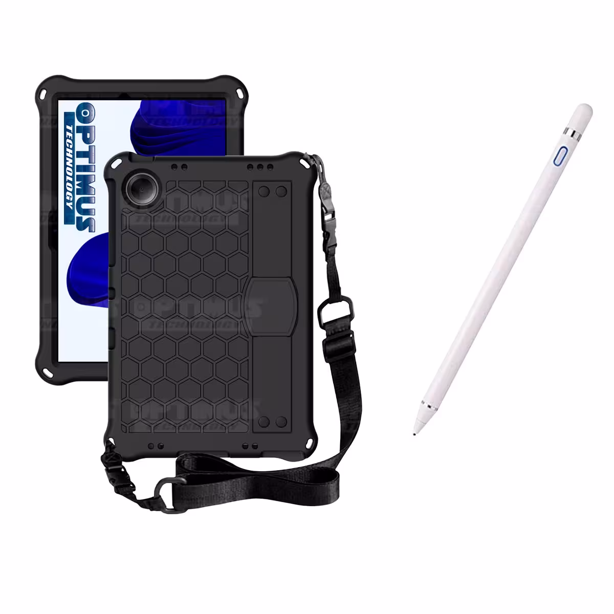 Kit Estuche Protector con Correa Y Lápiz Digital Stylus Pen para Tablet Xiaomi Redmi Pad SE 11 Pulgadas 2023 Wifi