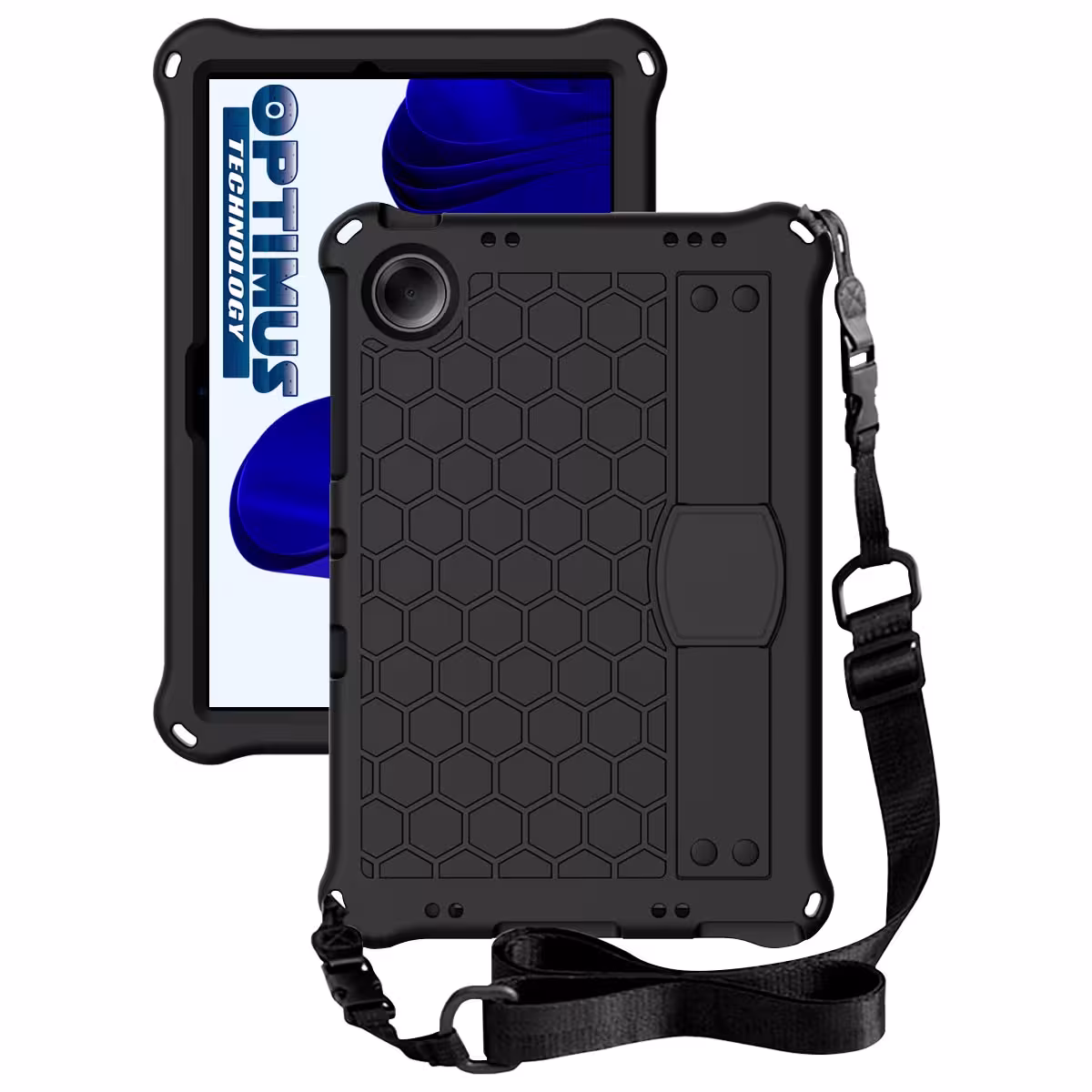 Kit Vidrio templado + Case Protector con correa + Teclado Touchpad Bluetooth Tablet Xiaomi Redmi Pad SE 11 Pulgadas 2023 Wifi