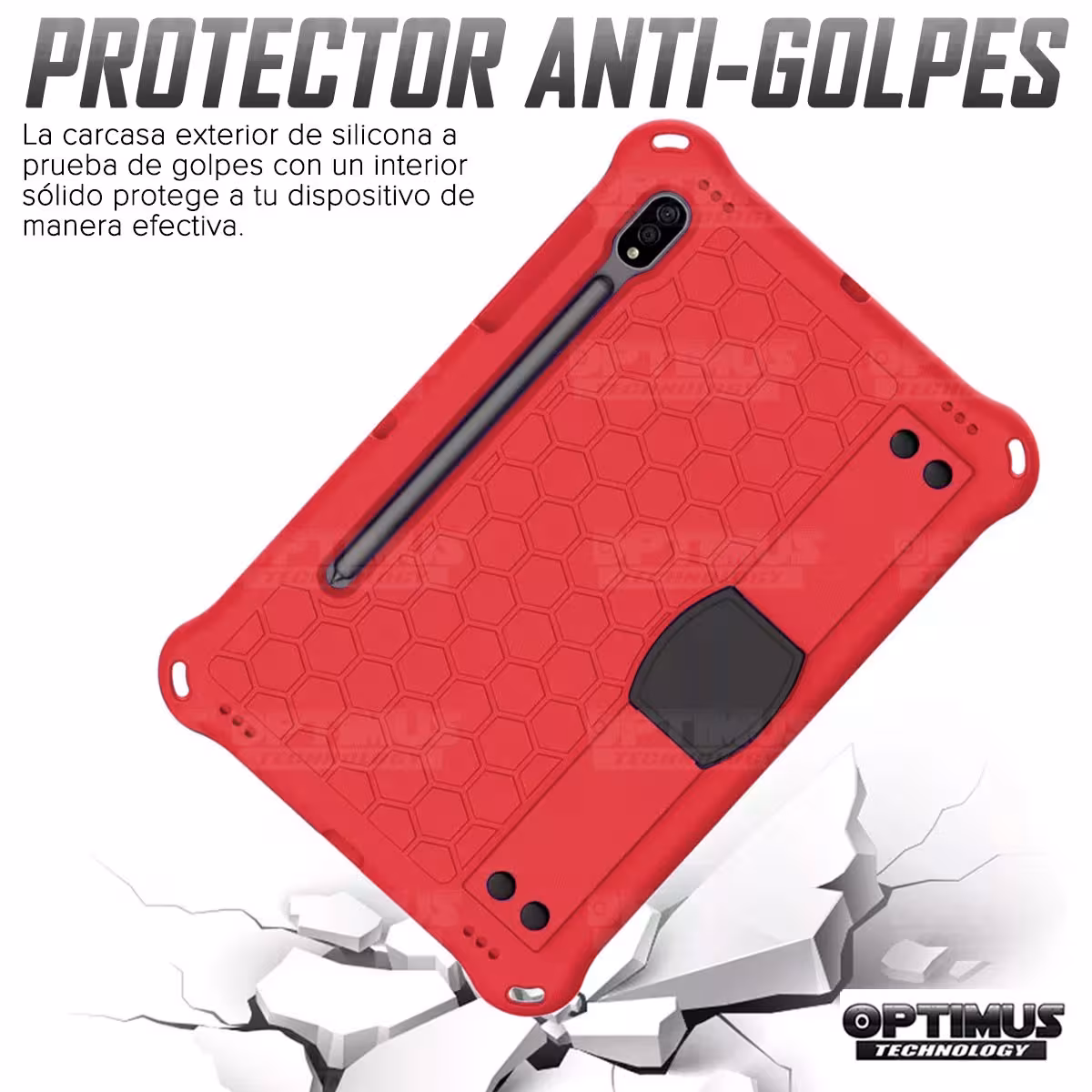 Estuche Protector con Correa Tablet Samsung Galaxy Tab S9 11 Pulgadas Wifi SM-X710 SM-X716B SM-X718U Anti golpes con soporte
