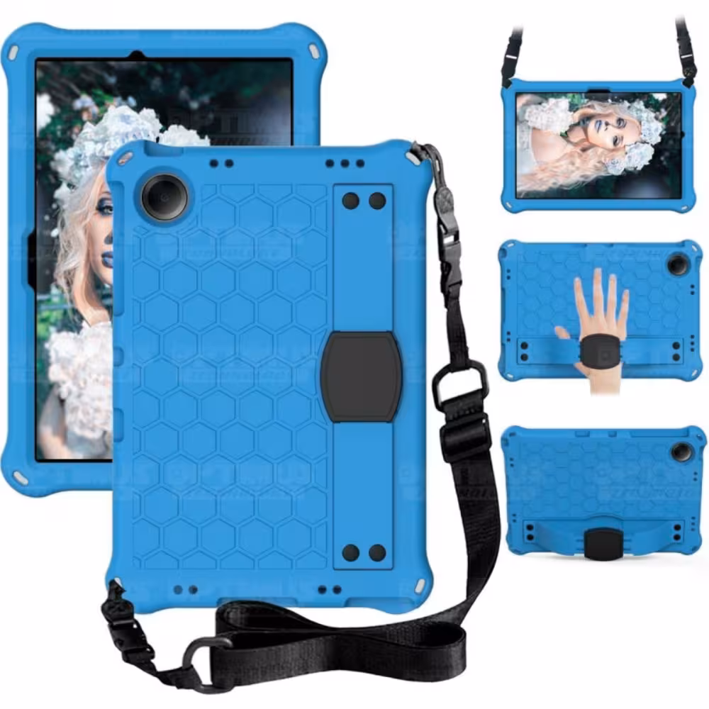 Estuche Protector con Correa Desmontable Tablet Xiaomi Redmi Pad SE 11 Pulgadas 2023 Wifi Anti golpes con soporte