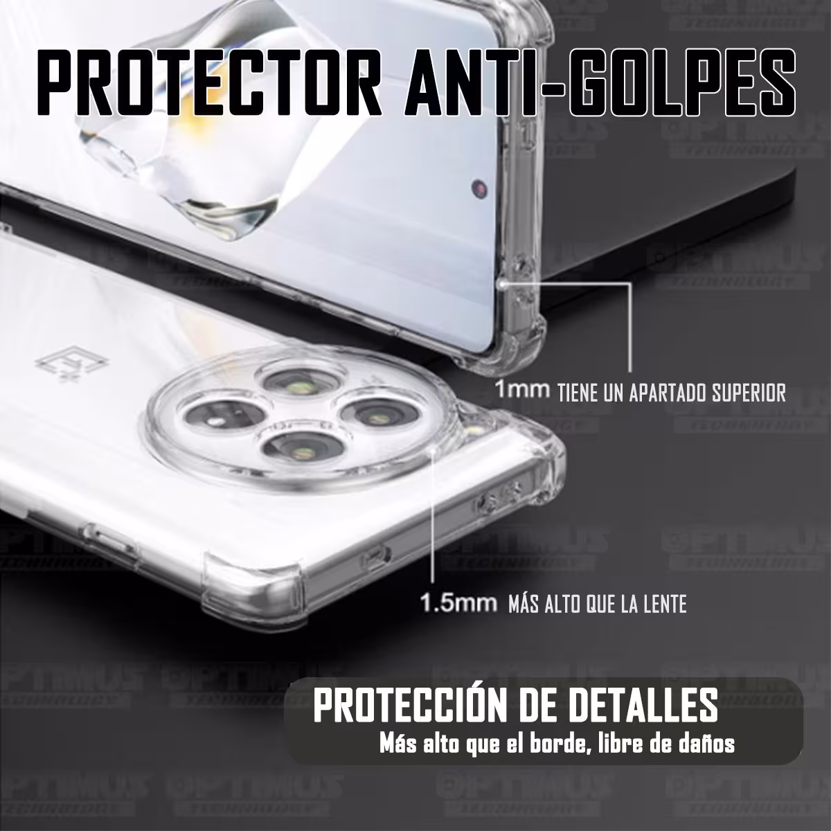 Estuche Case Forro Protector Delgado Anticaída para Oneplus 12 5G 2024