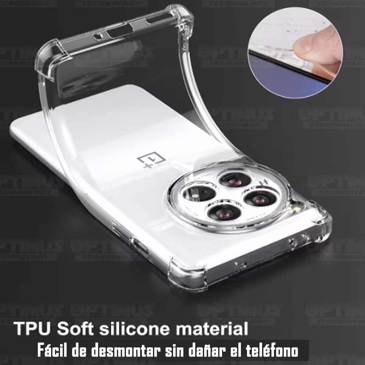 Estuche Case Forro Protector Delgado Anticaída para Oneplus 12 5G 2024