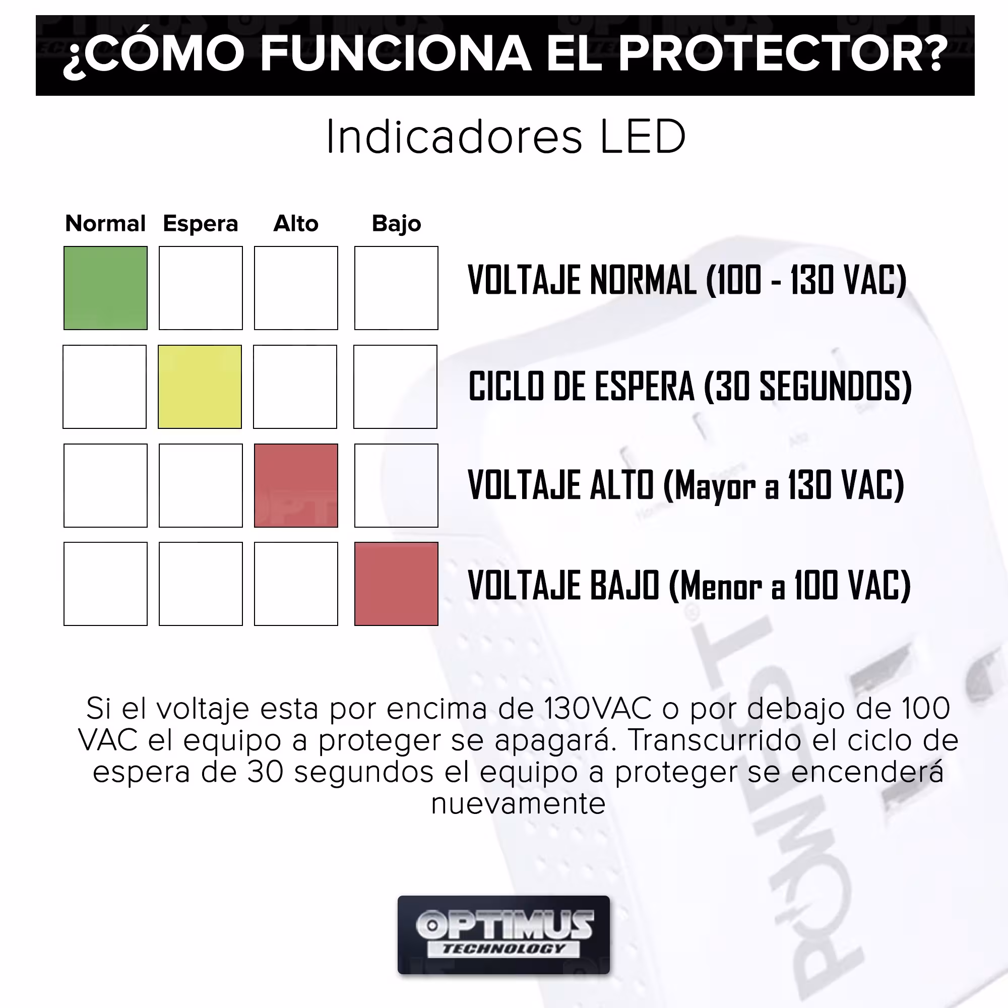 Protector regulador de voltaje automático Powest Lavomatic 120V - 10A Protección contra apagones Lavadoras de hasta 30 Libras