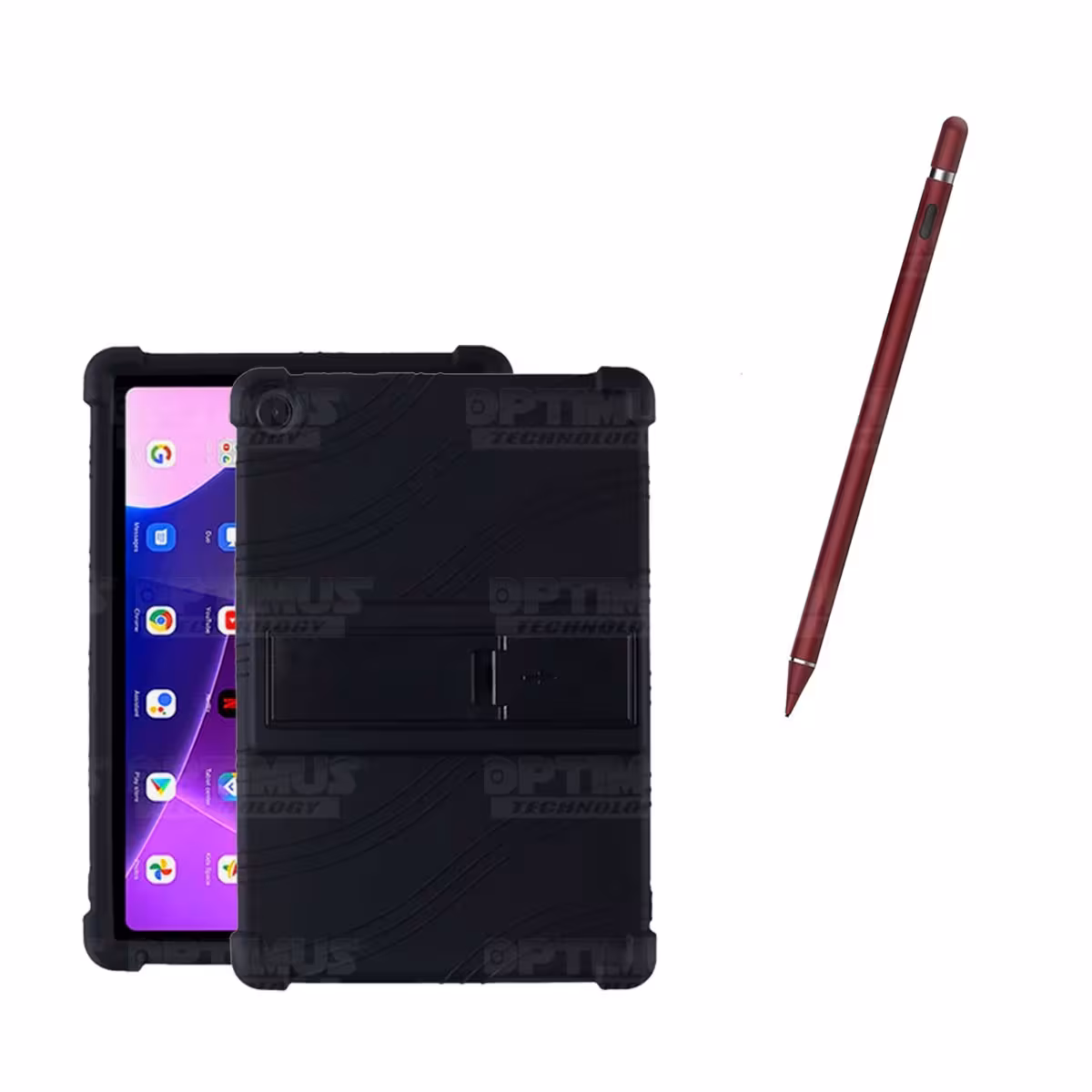 Kit Estuche Protector de goma antigolpes Y Lápiz Óptico Digital Stylus Pen para Tablet Lenovo M10HD 3rd Generacion TB-328 2022