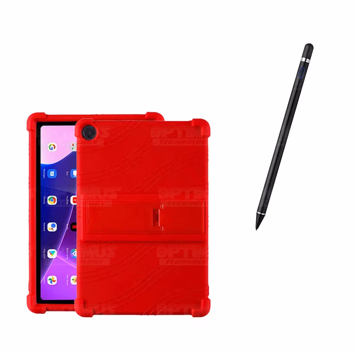Kit Estuche Protector de goma antigolpes Y Lápiz Óptico Digital Stylus Pen para Tablet Lenovo M10HD 3rd Generacion TB-328 2022