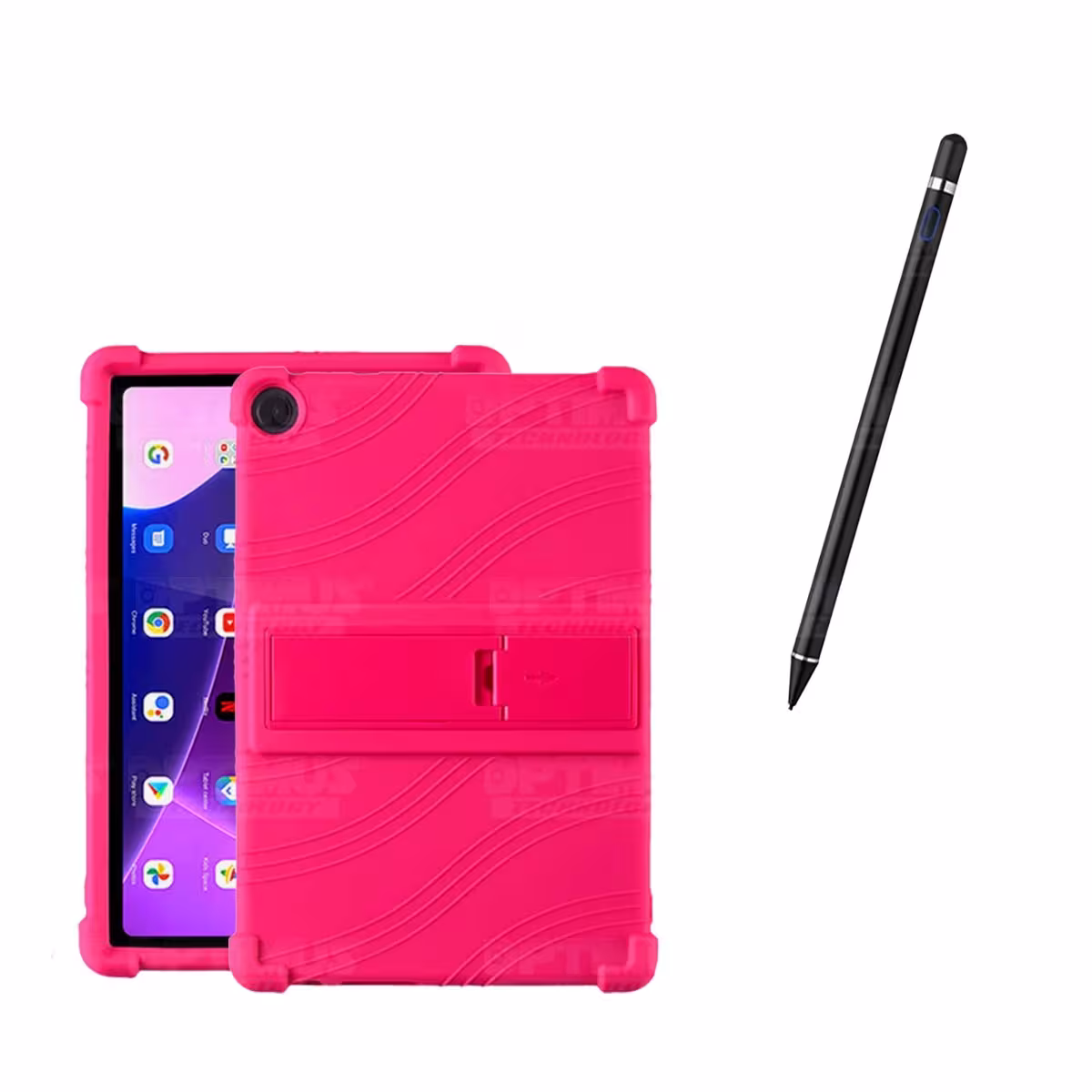 Kit Estuche Protector de goma antigolpes Y Lápiz Óptico Digital Stylus Pen para Tablet Lenovo M10HD 3rd Generacion TB-328 2022