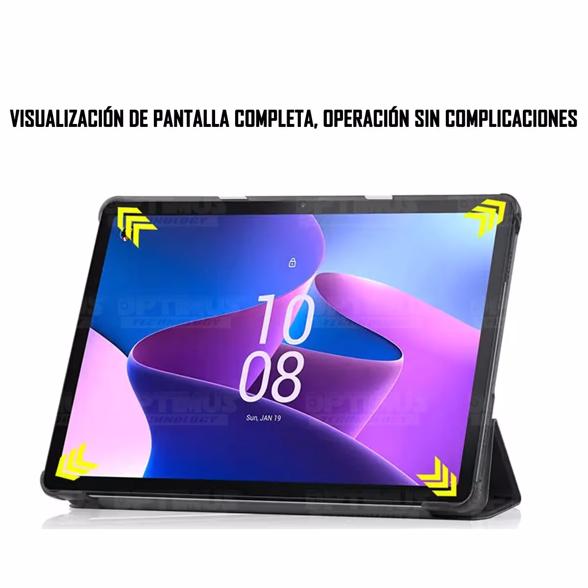 Kit Vidrio templado + Case Protector + Teclado Touchpad Bluetooth Tablet Lenovo M10 HD 3rd Generacion TB-328 2022 10.1 Pulgadas