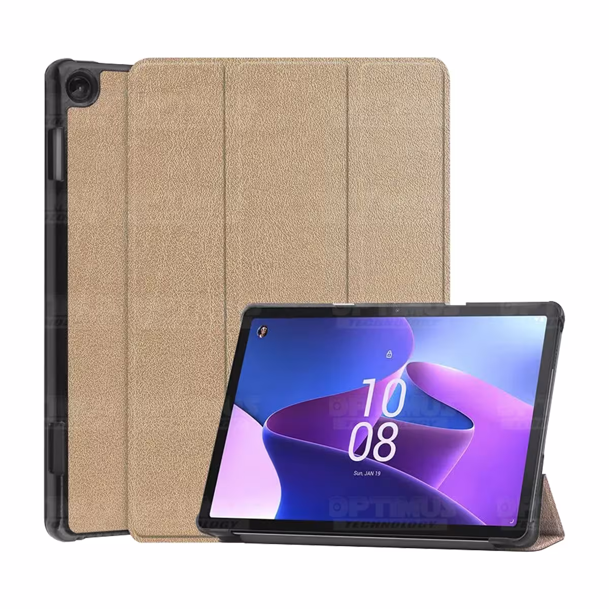 Kit Vidrio templado + Case Protector + Teclado Touchpad Bluetooth Tablet Lenovo M10 HD 3rd Generacion TB-328 2022 10.1 Pulgadas