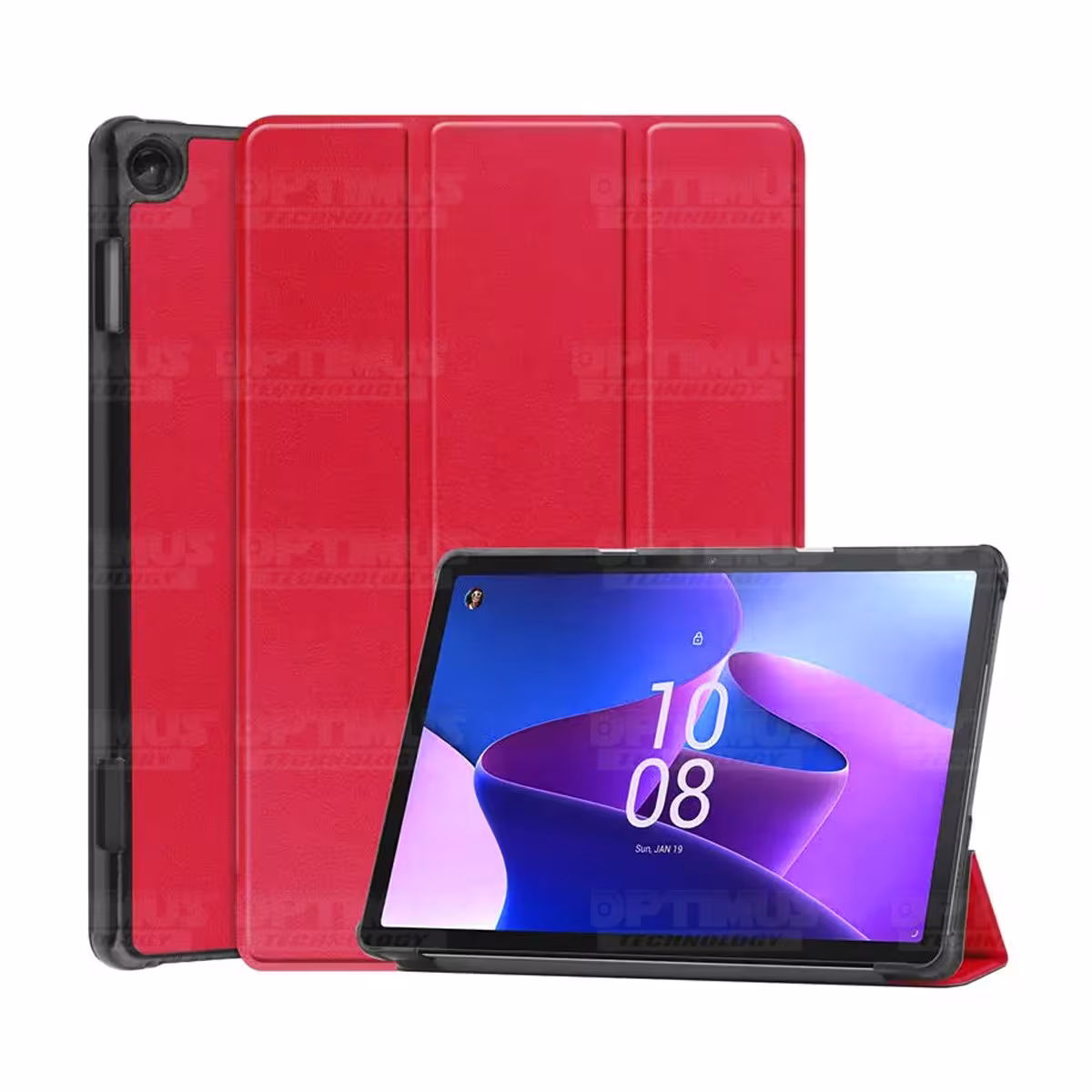 Kit Vidrio templado + Case Protector + Teclado Touchpad Bluetooth Tablet Lenovo M10 HD 3rd Generacion TB-328 2022 10.1 Pulgadas