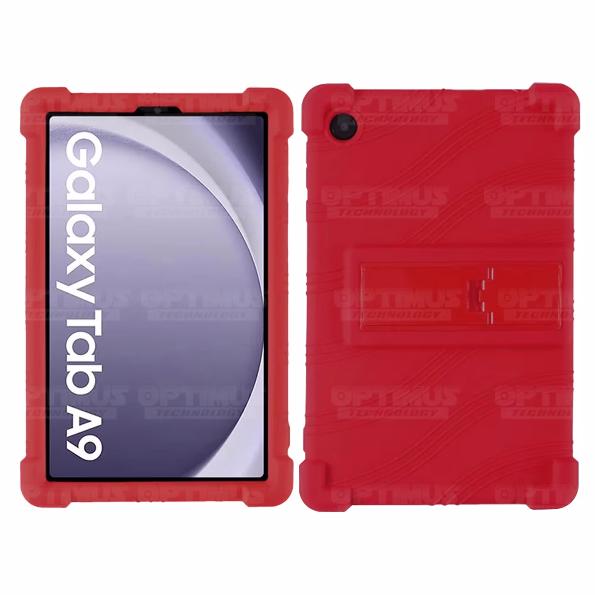 Estuche Case protector de goma para Tablet Samsung Galaxy Tab A9 8.7 Pulgadas SM-X110 / X115 Anti golpes con soporte