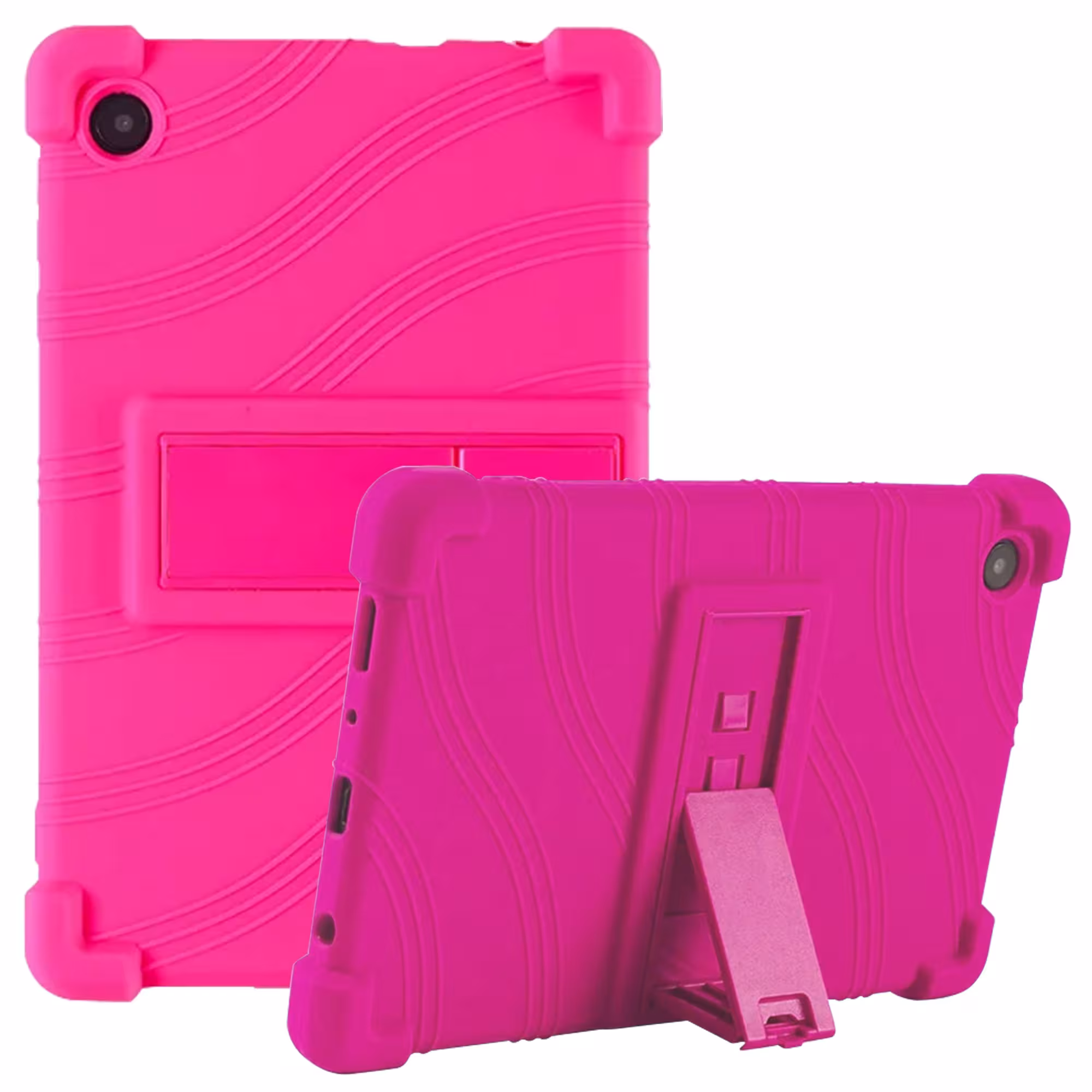 Estuche Case protector de goma para Tablet Samsung Galaxy Tab A9 8.7 Pulgadas SM-X110 / X115 Anti golpes con soporte