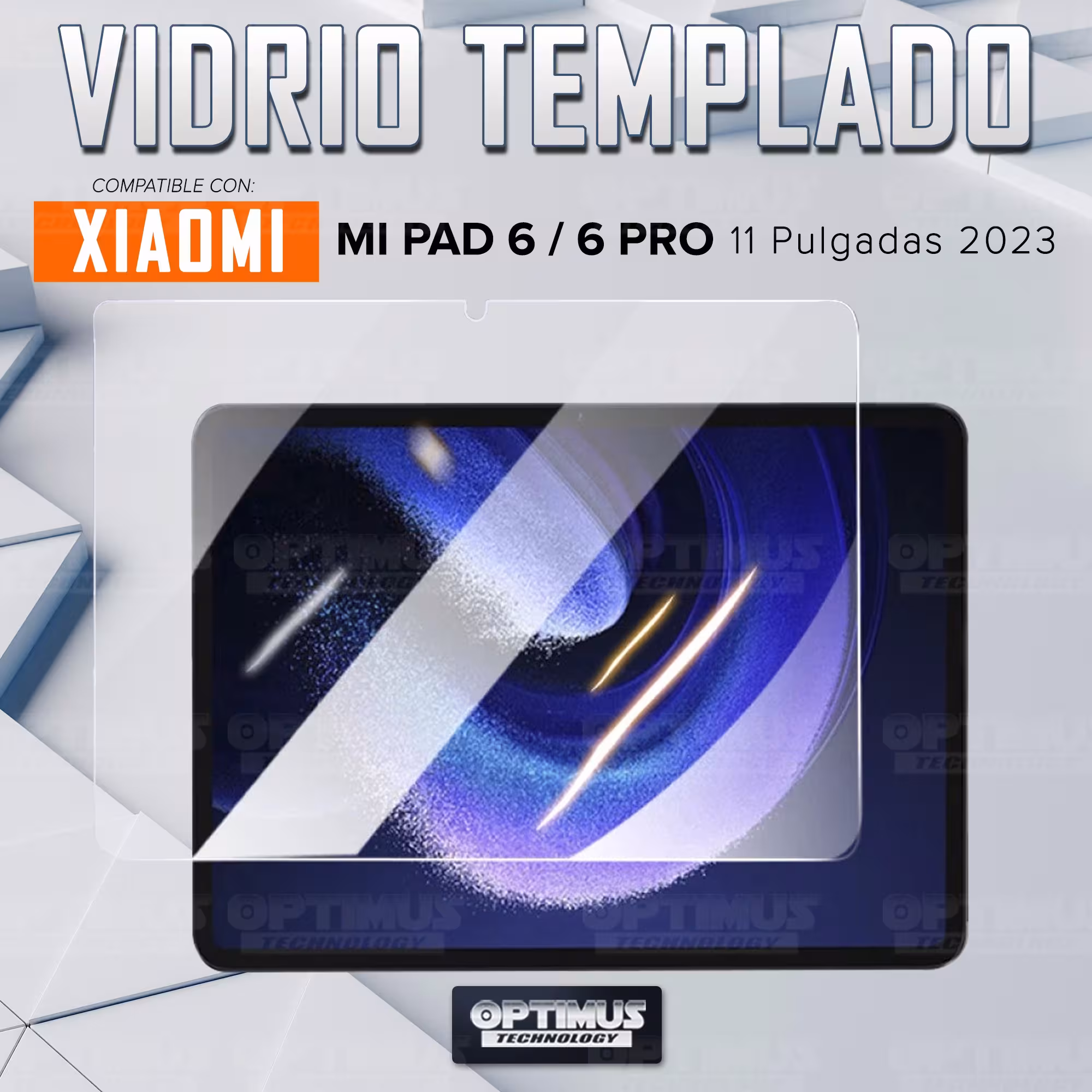 Vidrio Cristal Templado Protector para Tablet Xiaomi Mi Pad 6 / Mi Pad 6 Pro 2023 11 Pulgadas
