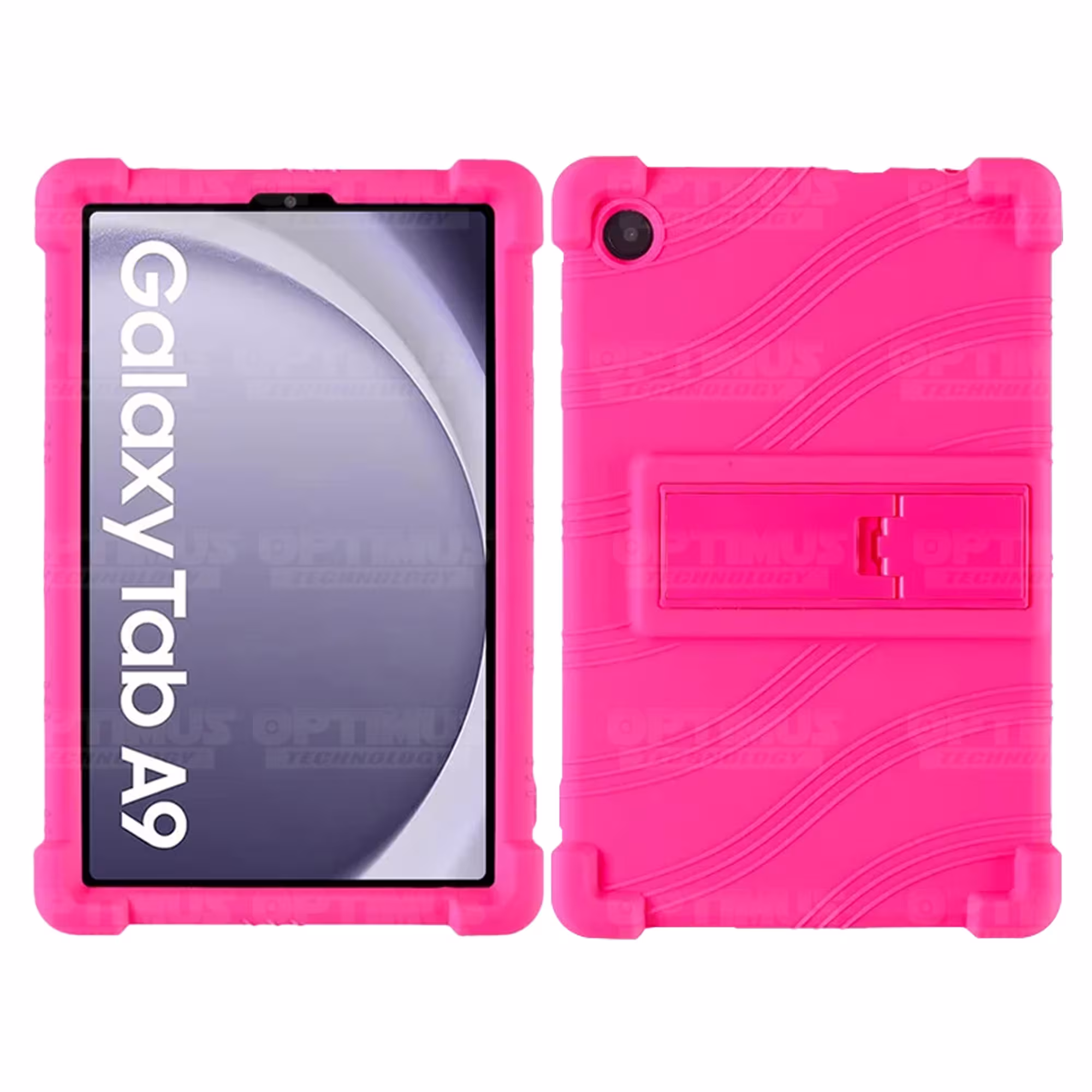 Kit Vidrio templado + Estuche Protector + Teclado Touchpad Bluetooth Tablet Samsung Galaxy Tab A9 8.7 Pulgadas SM-X110 / X115