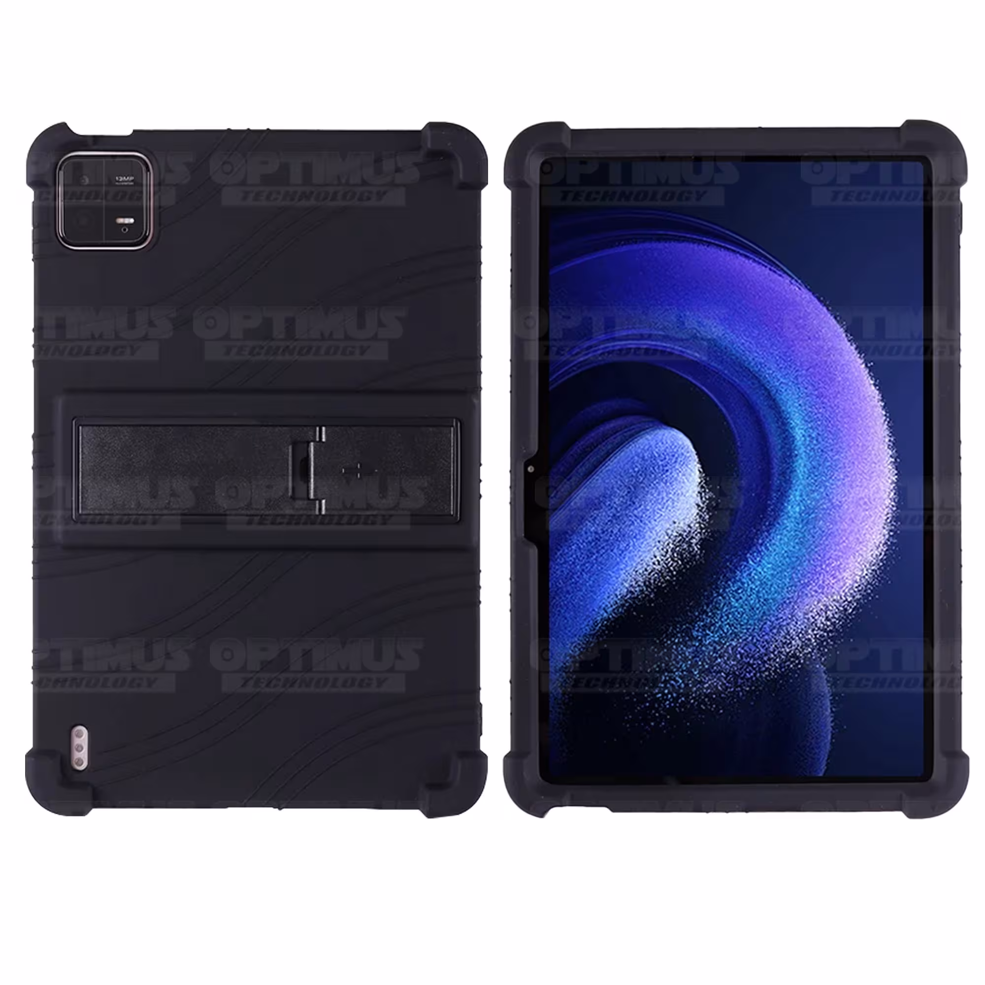 Kit Vidrio templado + Estuche Protector Goma + Teclado Bluetooth Tablet Xiaomi Mi Pad 6 / Mi Pad 6 Pro 2023 11 Pulgadas