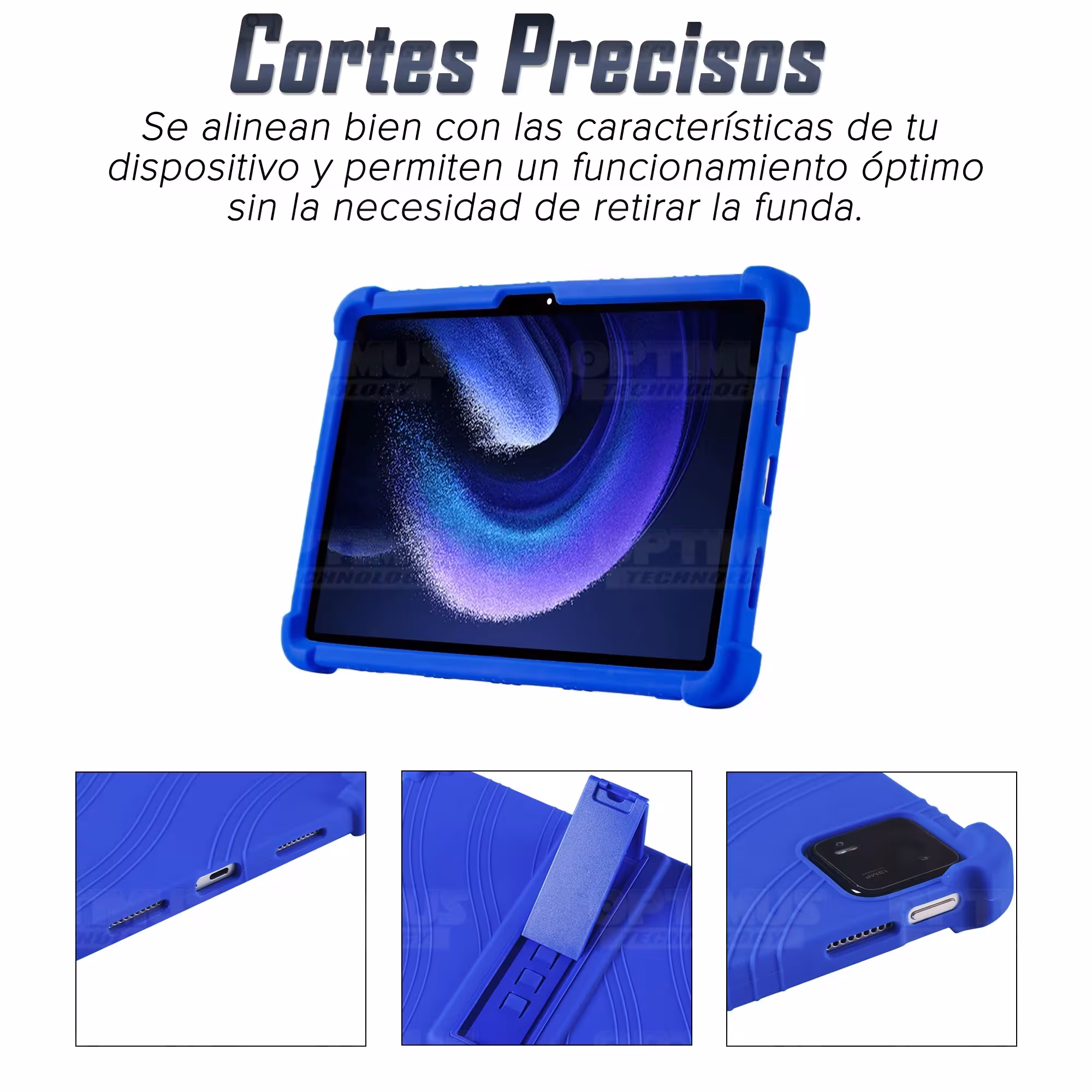 Kit Vidrio templado + Estuche Protector + Teclado Touchpad Bluetooth Tablet Xiaomi Mi Pad 6 / Mi Pad 6 Pro 2023 11 Pulgadas