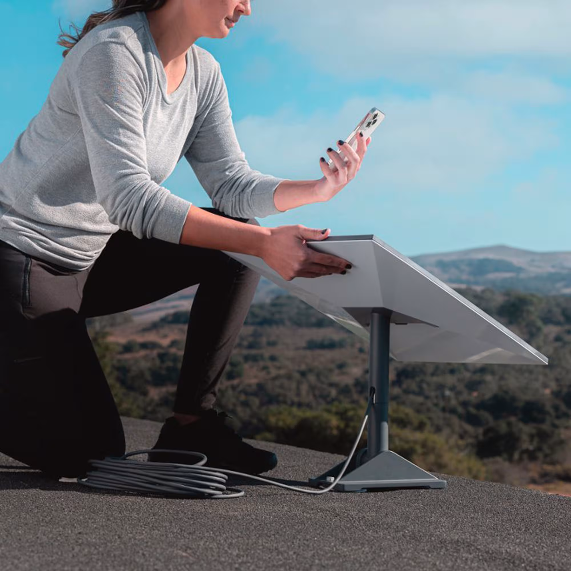 STARLINK V3 - Kit Estándar de Internet Satelital ilimitado Wifi Triple banda Versión 3 para Hogares y Empresas