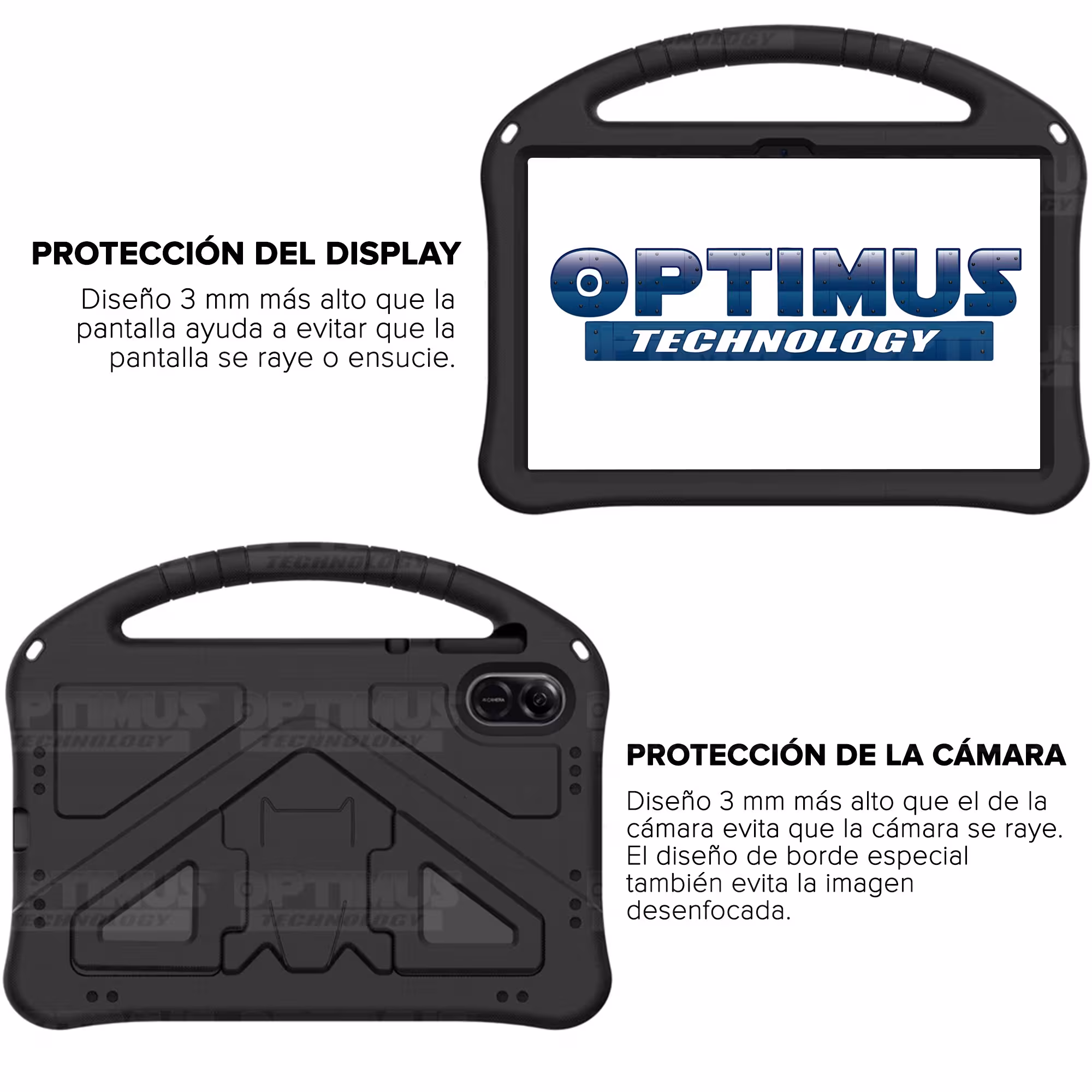 Estuche Case protector Anti-Shock Correa Desmontable Para Tablet Huawei Honor Pad X9 2023 11.5 Pulgadas Anti golpes con soporte