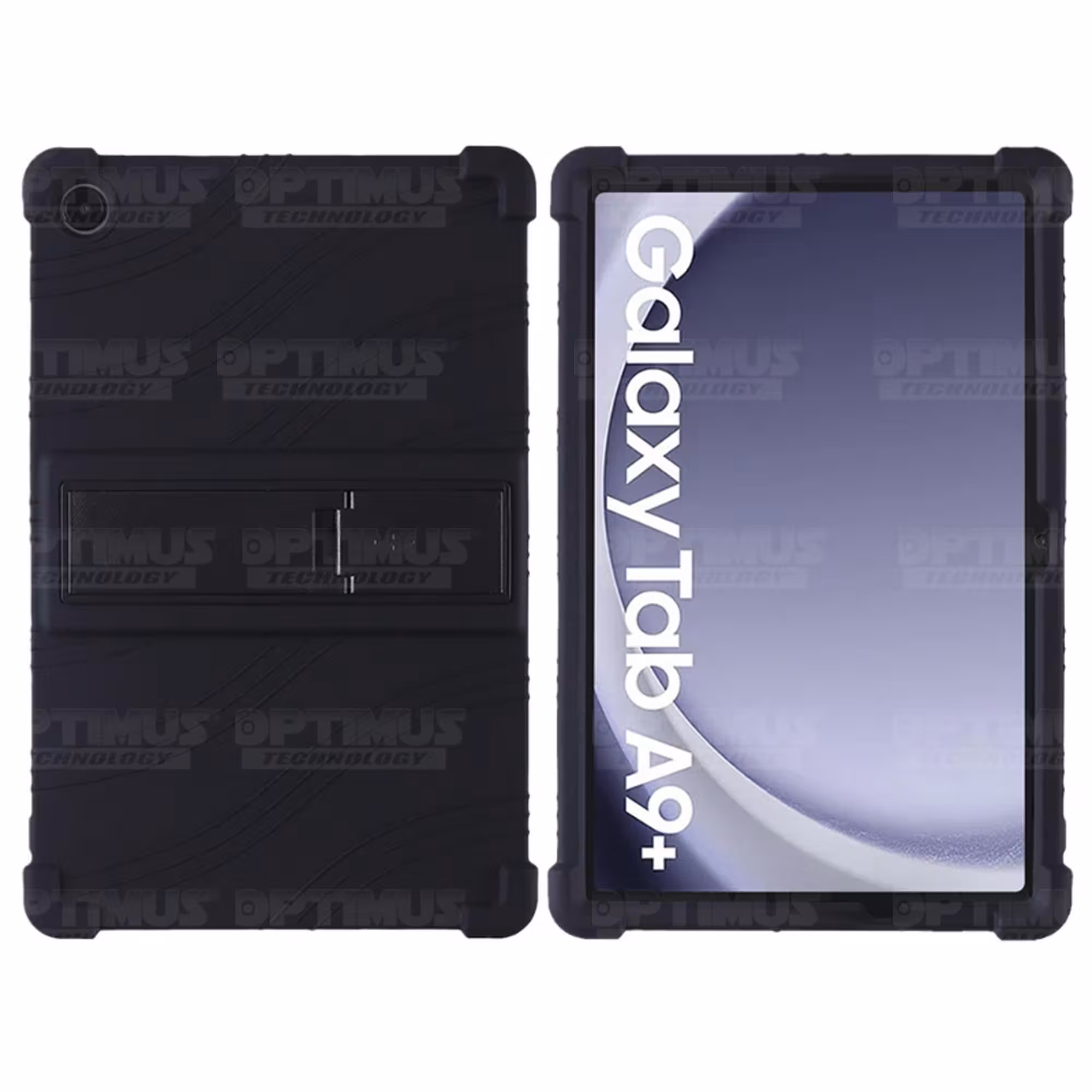 Estuche Case protector de goma para Tablet Samsung Galaxy Tab A9 Plus 11 Pulgadas SM-X210 / X216 / X218 Anti golpes con soporte