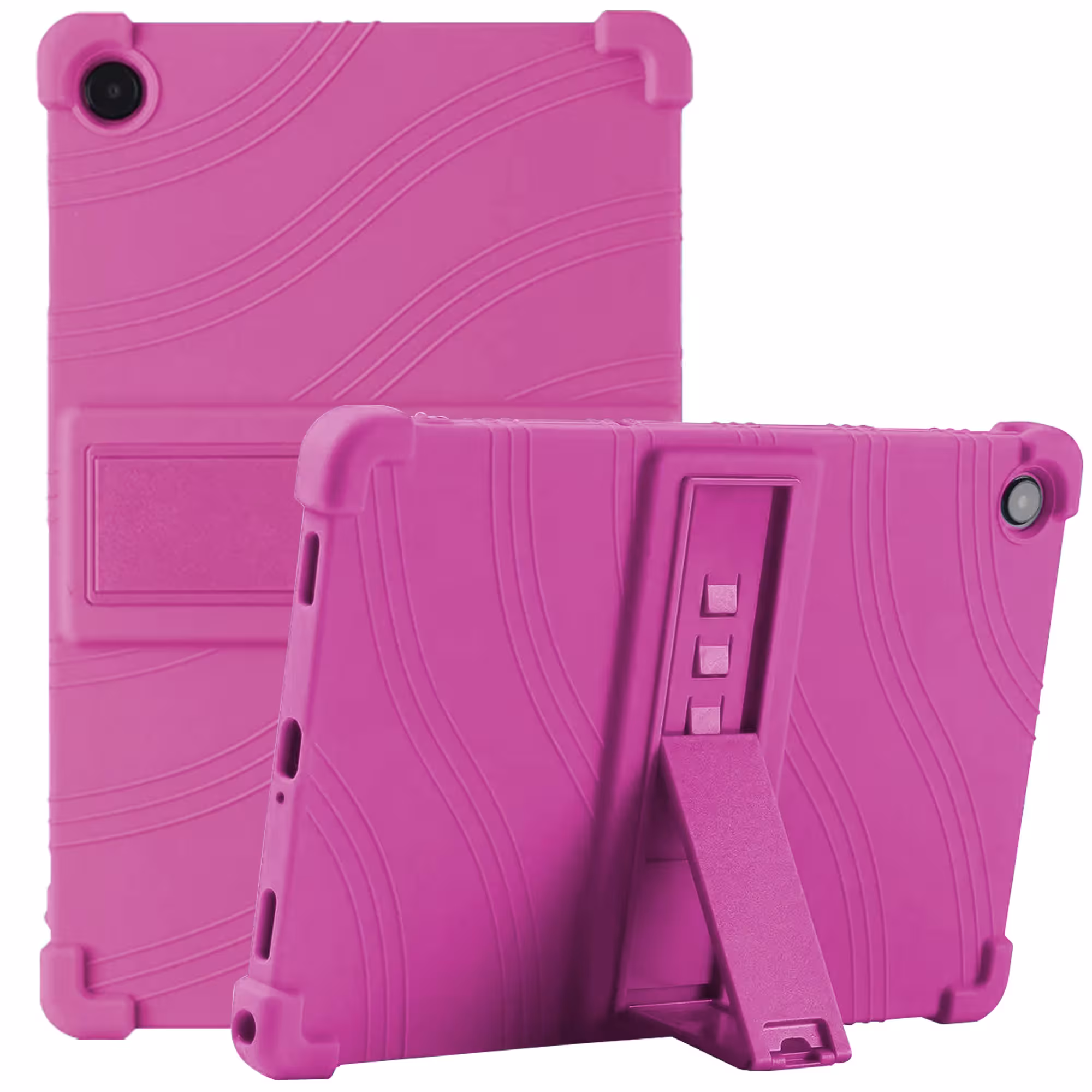 Estuche Case protector de goma para Tablet Samsung Galaxy Tab A9 Plus 11 Pulgadas SM-X210 / X216 / X218 Anti golpes con soporte