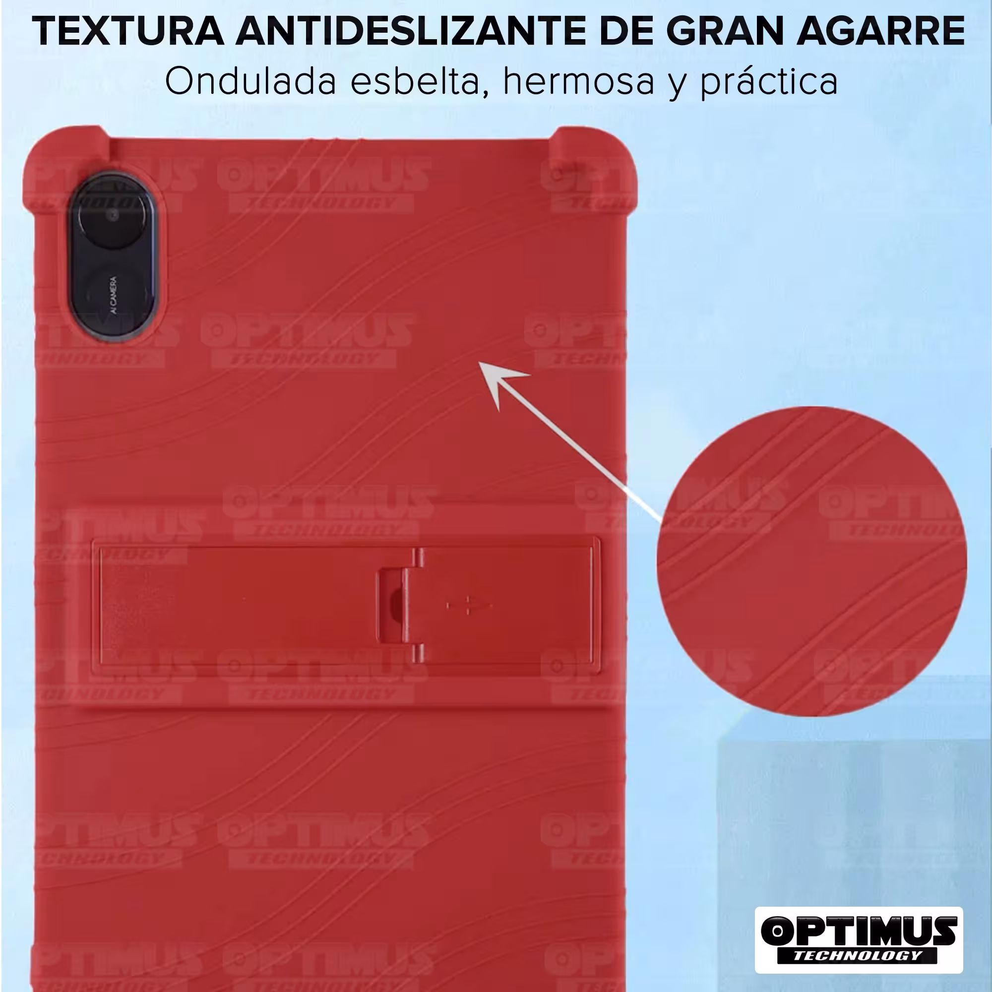 Estuche Case protector de goma para Tablet Huawei Honor Pad X9 2023 11.5 Pulgadas Anti golpes con soporte