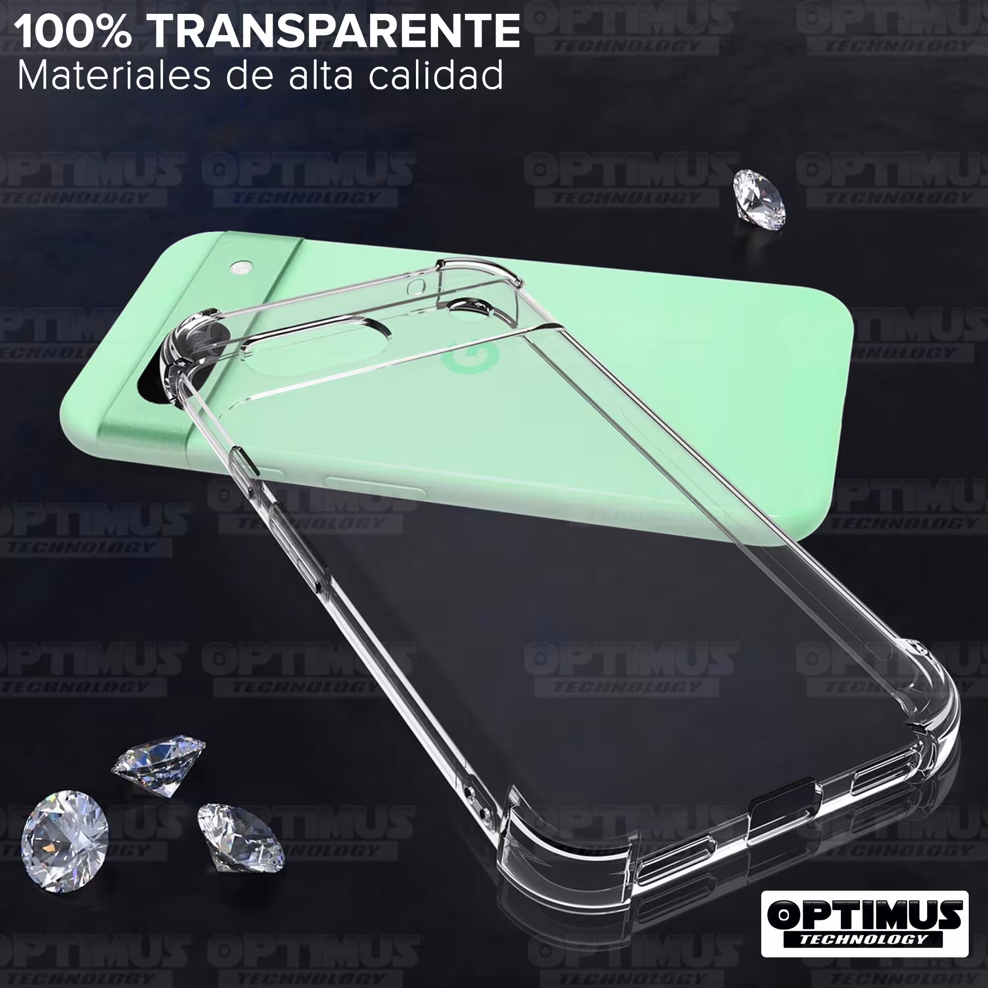 Estuche Case Forro Carcasa Protectora Delgada Anticaída para Celular Smartphone Google Pixel 8A 5G 2024 6.1 Pulgadas