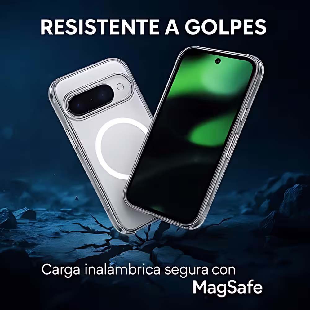 Estuche Case Forro Carcasa Protectora Delgada Anticaída para Celular Smartphone Google Pixel 9 Con MagSafe 5G 2024 6,24 pulgadas
