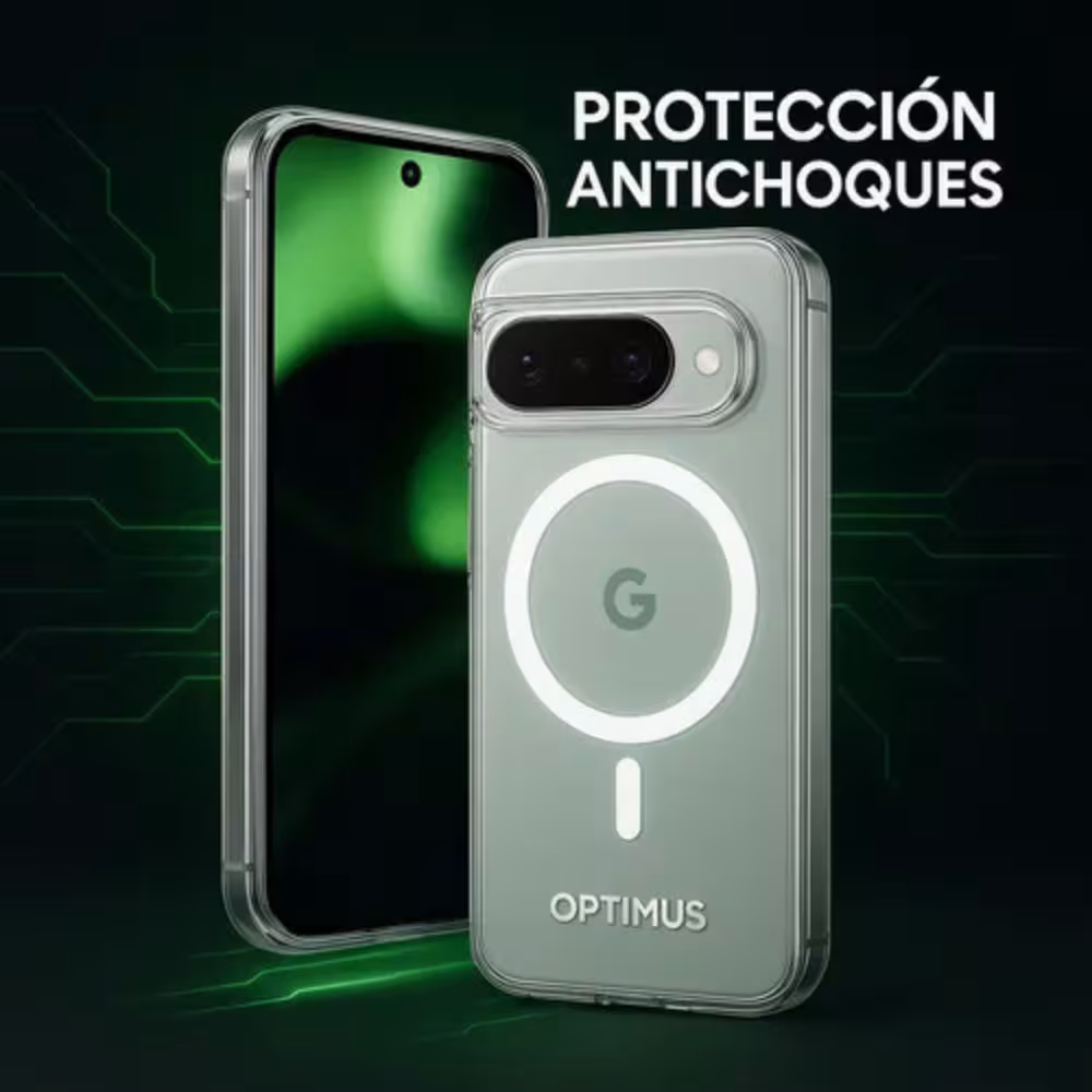 Estuche Case Forro Carcasa Protectora Delgada Anticaída para Celular Smartphone Google Pixel 9 Con MagSafe 5G 2024 6,24 pulgadas