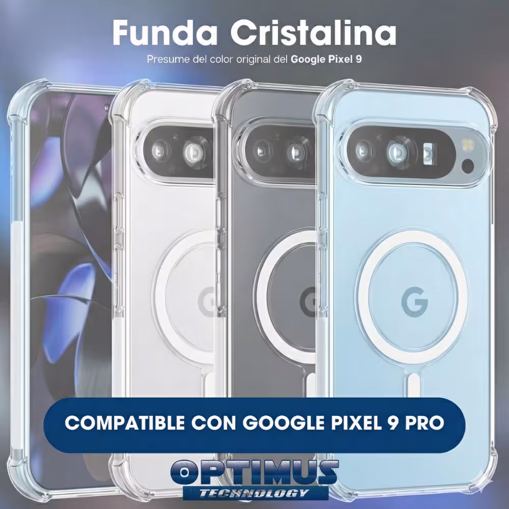 Estuche Case Forro Carcasa Protectora Delgada Anticaída para Celular Smartphone Google Pixel 9 Pro 5G 2024 6,3 pulgadas