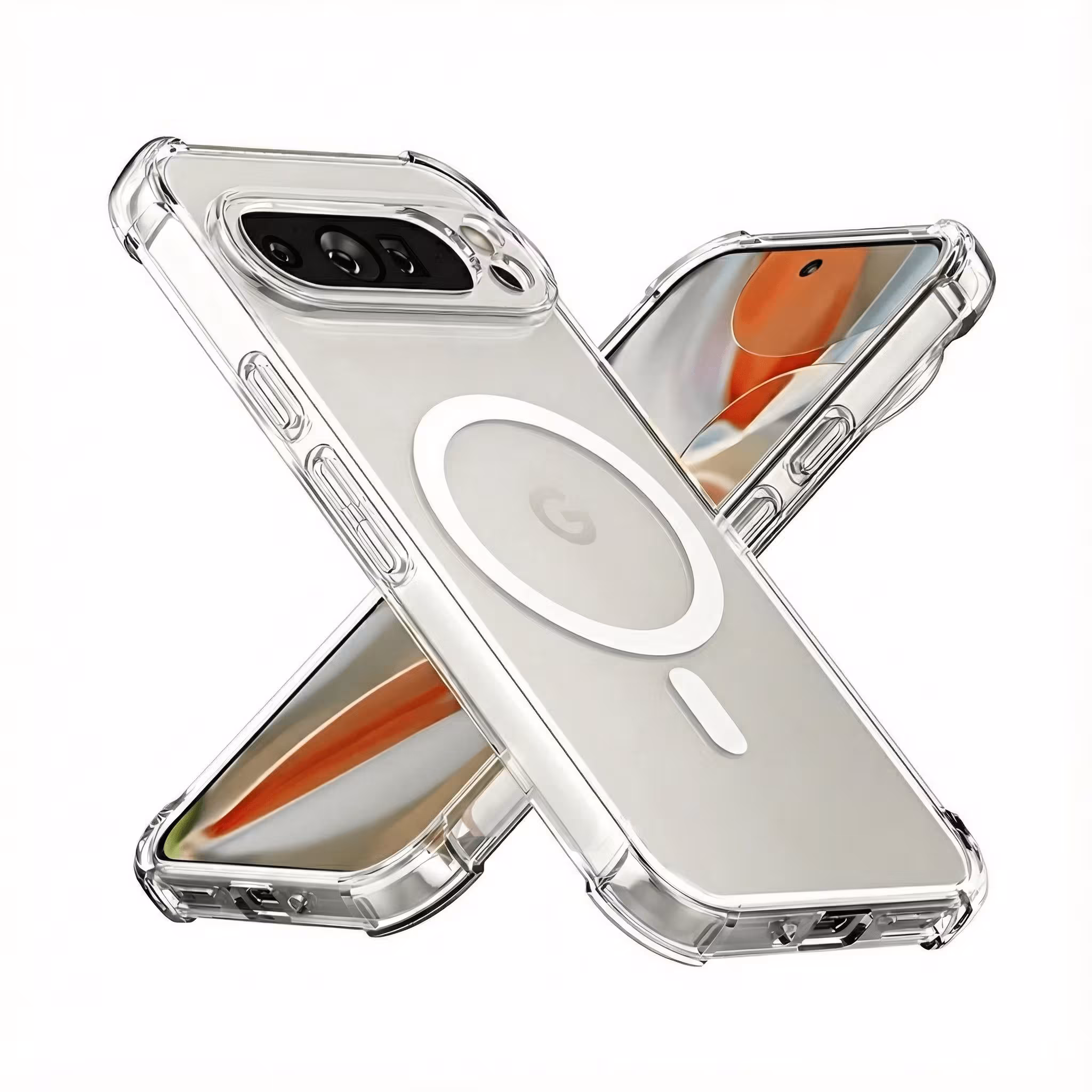 Estuche Case Forro Carcasa Protectora Delgada Anticaída para Celular Smartphone Google Pixel 9 Pro XL 5G 2024 6.8 Pulgadas