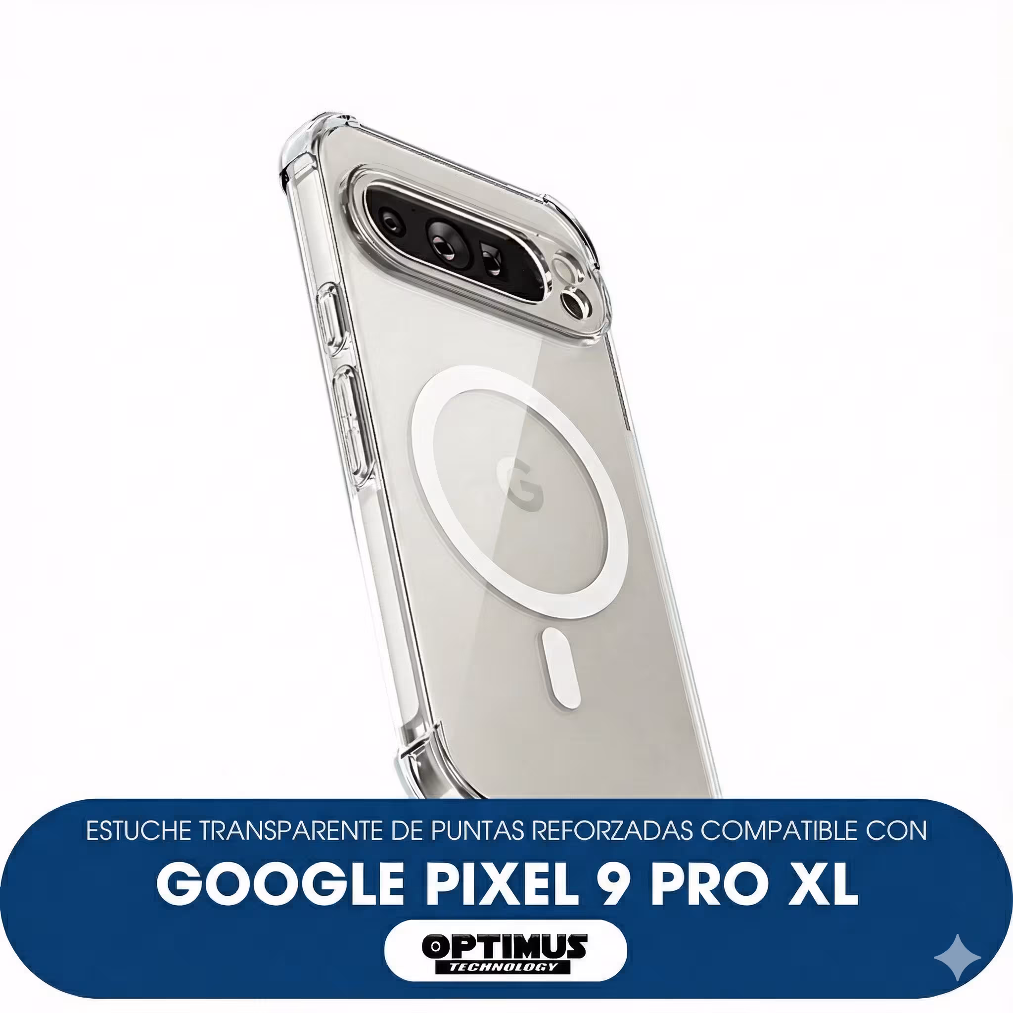 Estuche Case Forro Carcasa Protectora Delgada Anticaída para Celular Smartphone Google Pixel 9 Pro XL 5G 2024 6.8 Pulgadas