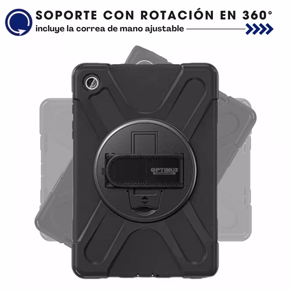 Combo Kit Estuche Antishock Con Correa De Hombro Y Vidrio Templado De Triple Protección Para Samsung A9 Plus/Sm-X210/Sm-X215