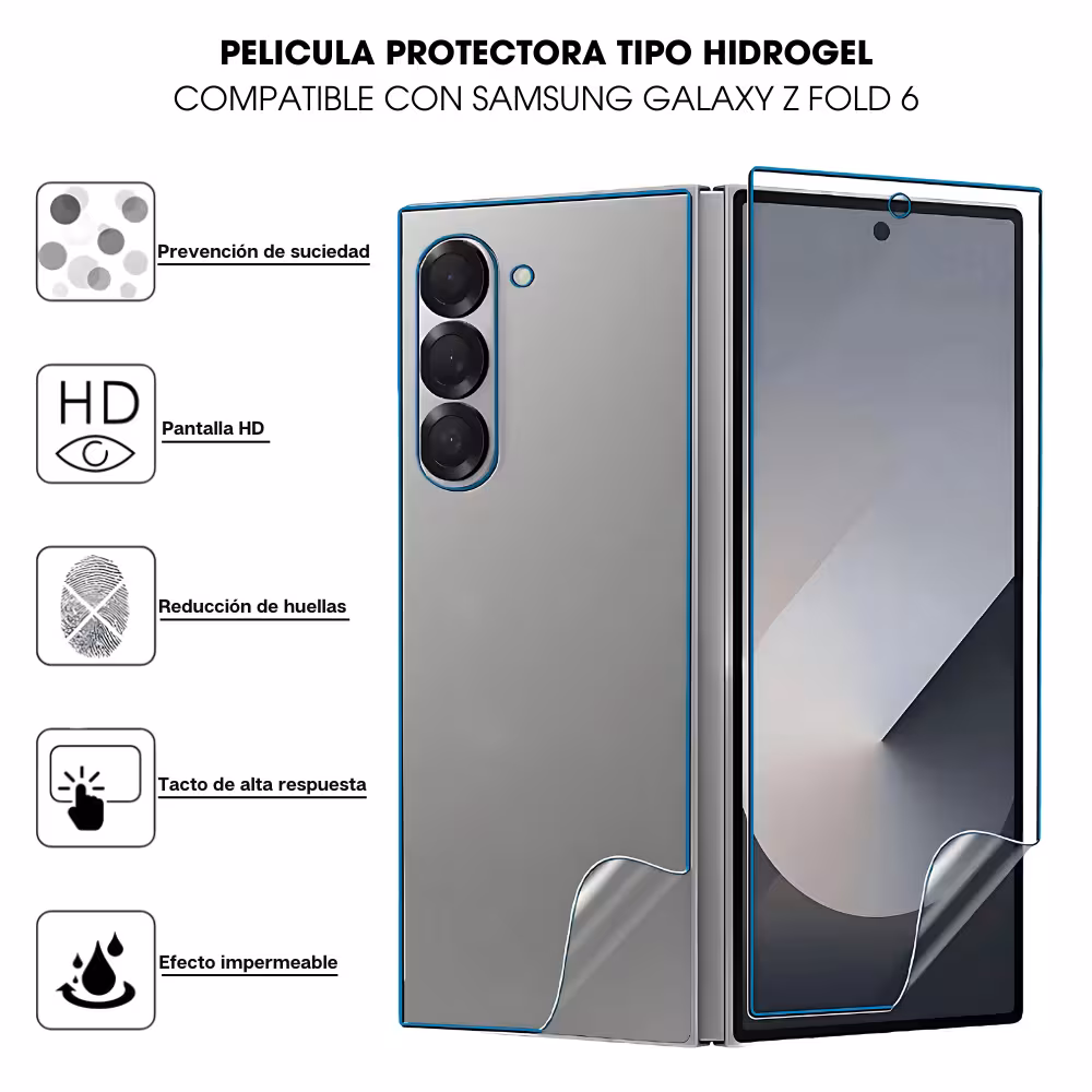 Membrana De Hidrogel Premium Para Samsung Galaxy Z Fold 6