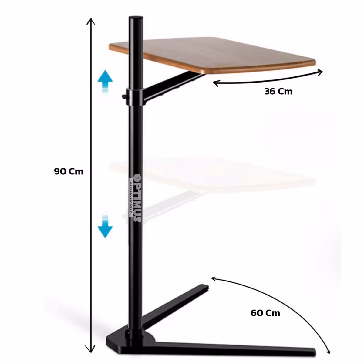 Base de Soporte Suelo de Computador Portatil de 90cm Ajustable