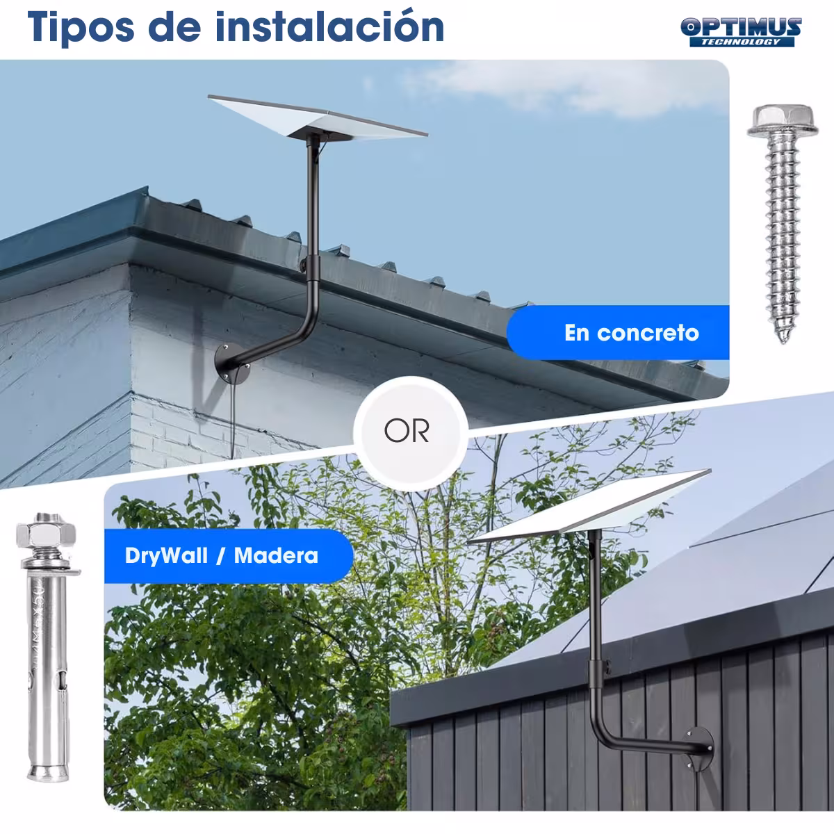 Soporte para Antena Starlink V3 y V4 Optimus Technology