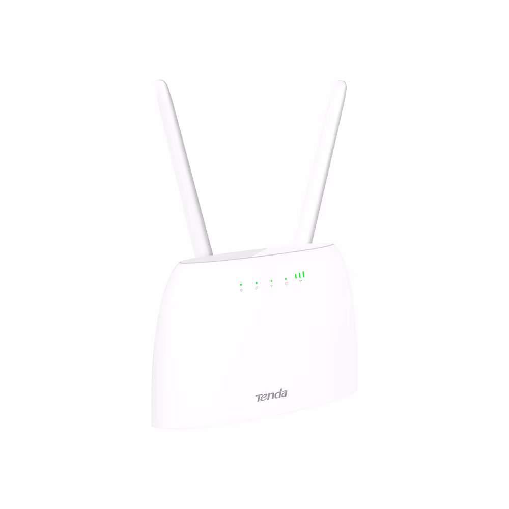 Router tenda 4g06 vista con angulo
