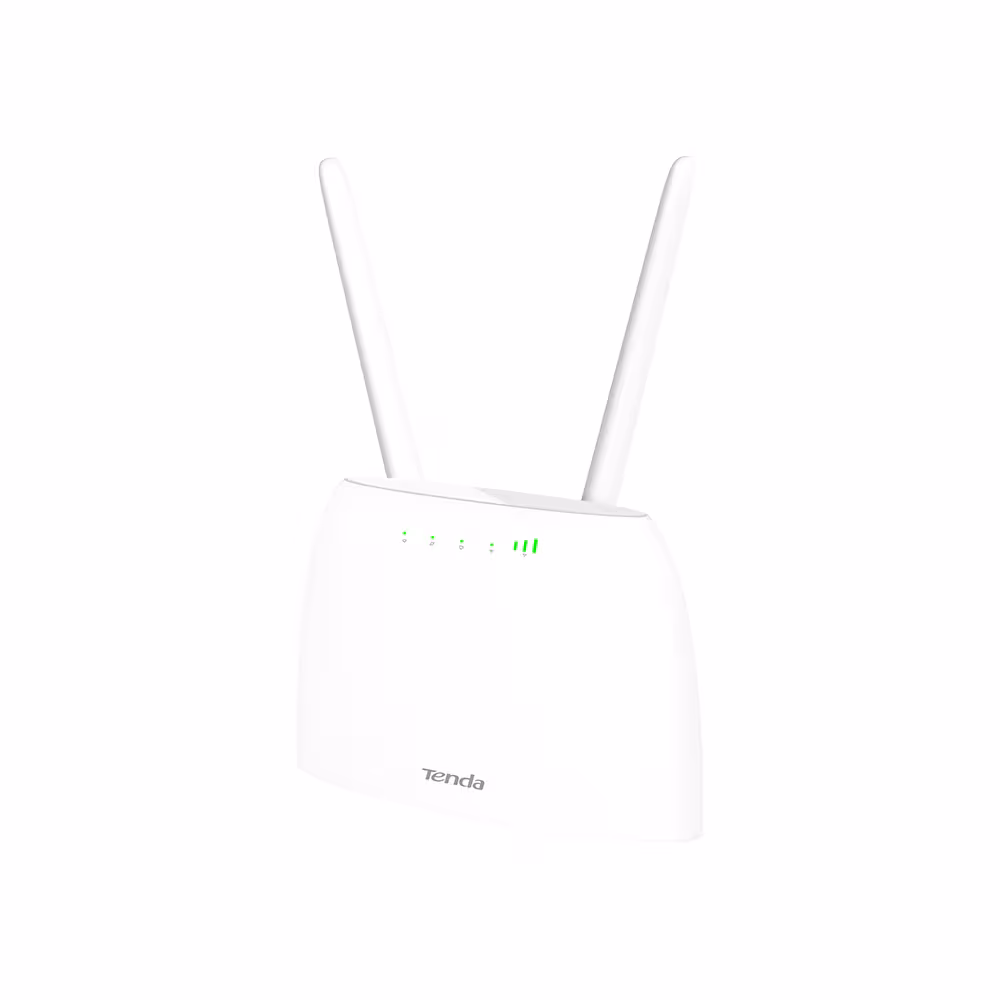 Router tenda 4g06 vista con angulo