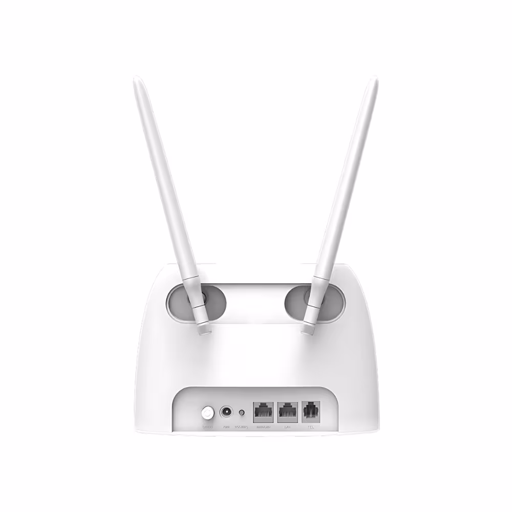 Router tenda 4g06 vista desde atrás