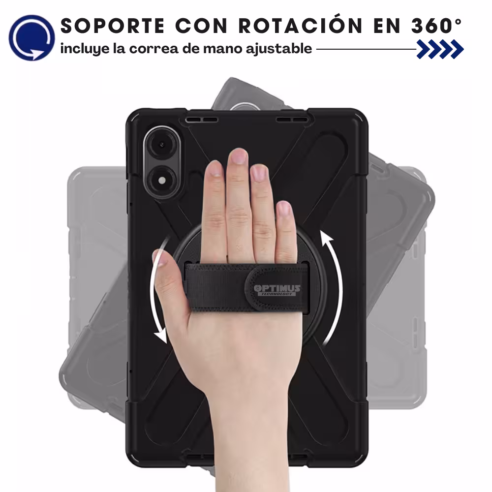 Estuche de correa 360° con soporte rotatorio para xiaomi redmi pad pro de 12.1 pulgadas