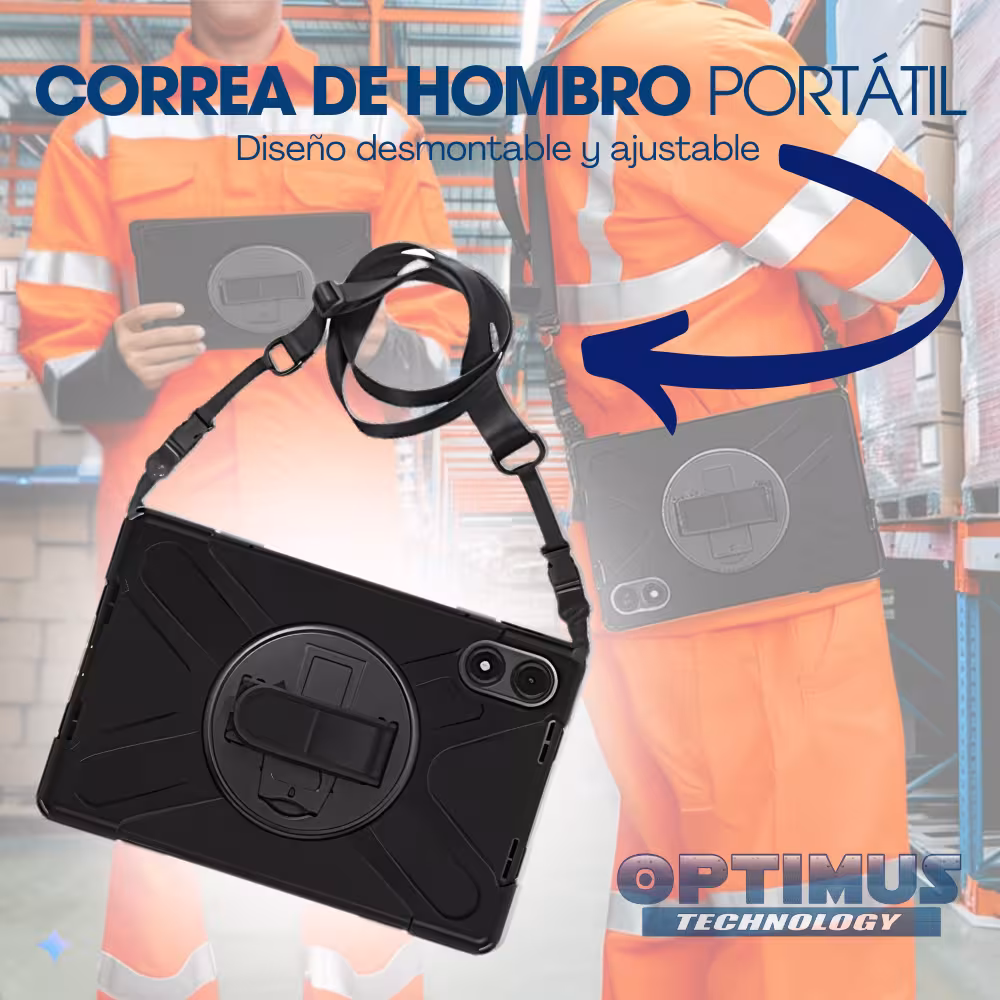 Estuche de correa 360° con soporte rotatorio para xiaomi redmi pad pro de 12.1 pulgadas