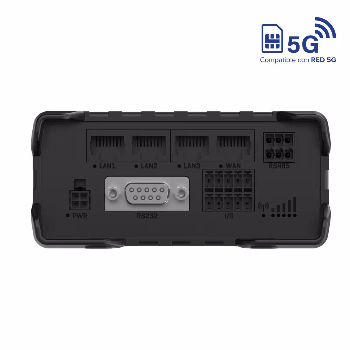 Router 4G/5G Teltonika RUT976 Dual SIM con 4 P. Ethernet y Puerto Serial RS232 RS485 – LTE Cat 4 (Bandas Completas LATAM)