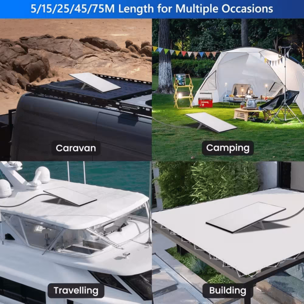 Cable Para Starlink Mini 147 Pies (45 Metros) – Extensión Impermeable para Satélite Starlink Mini | TMC STAR