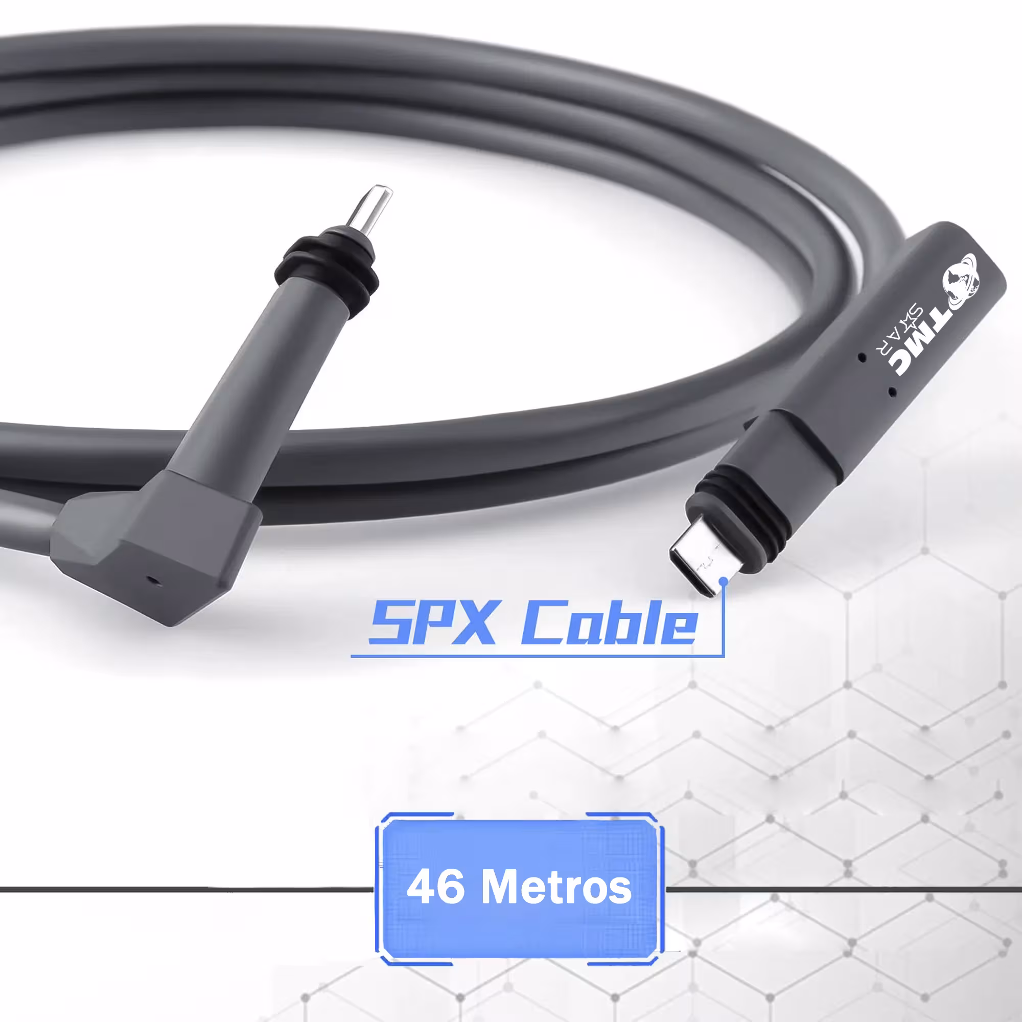 Cable Para Starlink Gen V2 150 Pies (46 Metros) – Extensión Impermeable para Satélite Starlink V2 | TMC STAR