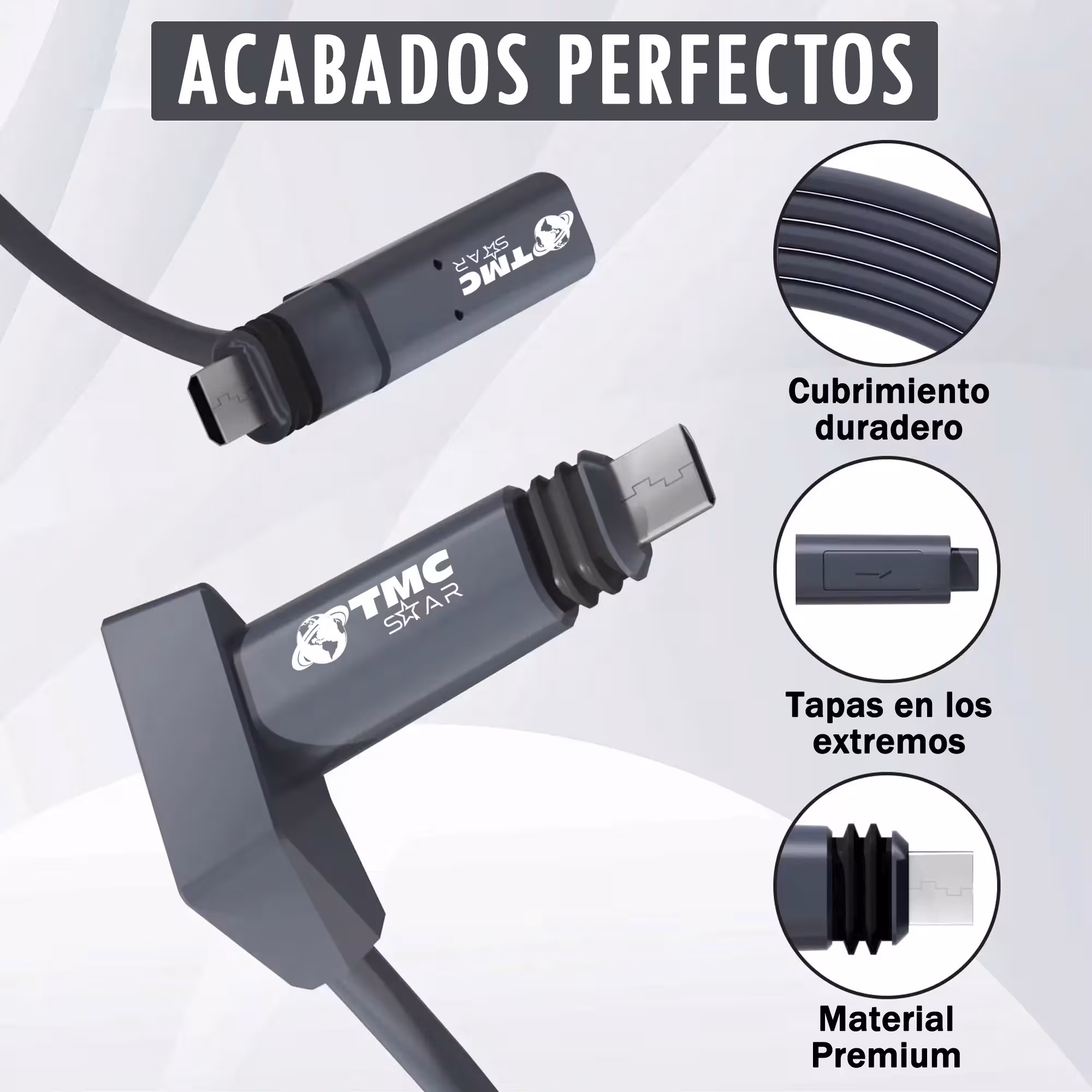 Cable Para Starlink Gen V2 150 Pies (46 Metros) – Extensión Impermeable para Satélite Starlink V2 | TMC STAR