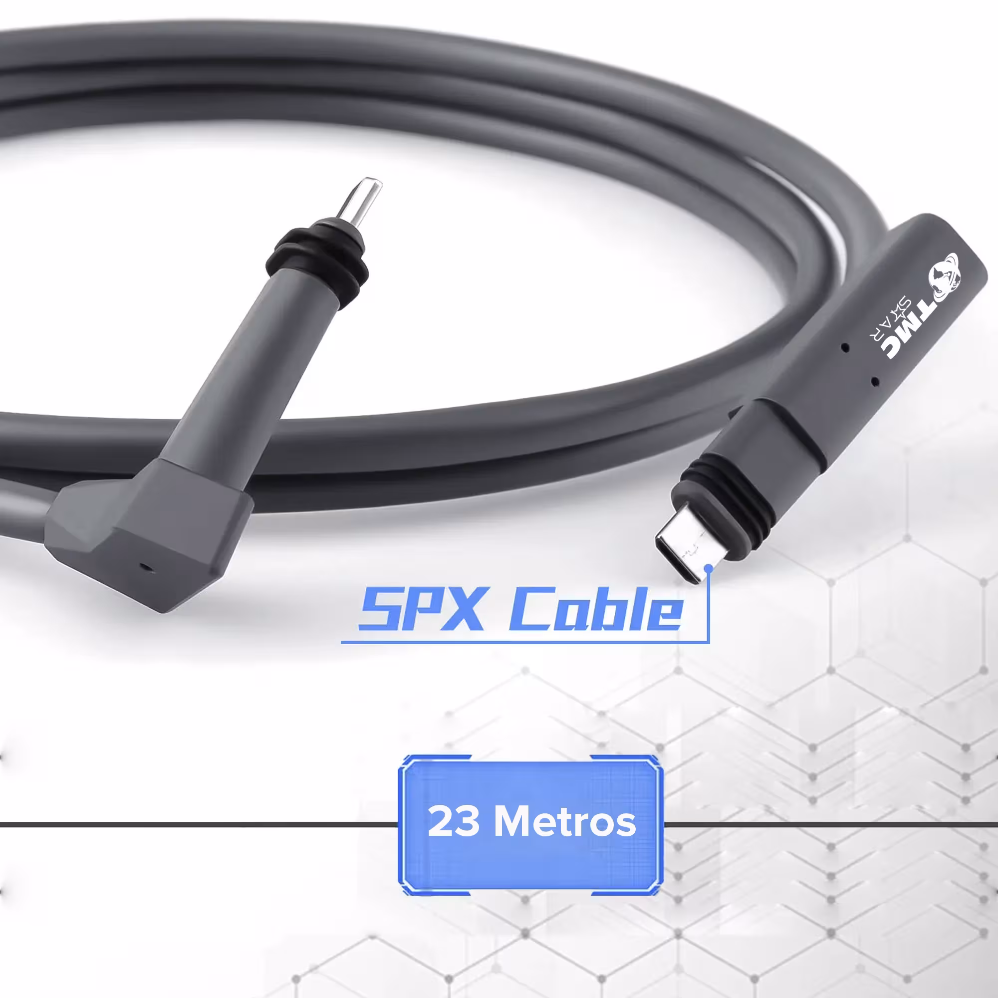Cable Para Starlink Standard Gen 2 de 23 Metros – Extensión Impermeable para Satélite Starlink V2 Blindado y resistente