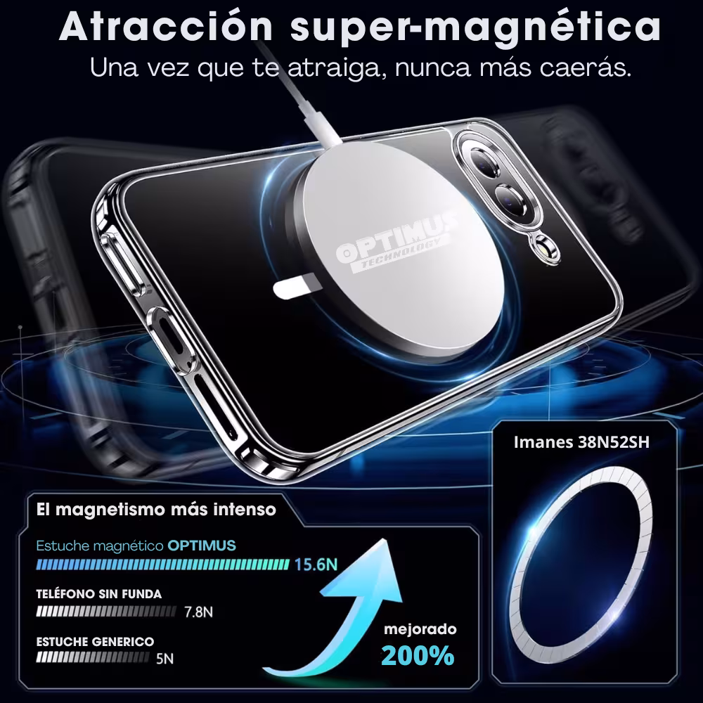 Estuche Case Para Google Pixel 9A Transparente con Tecnología MagSafe
