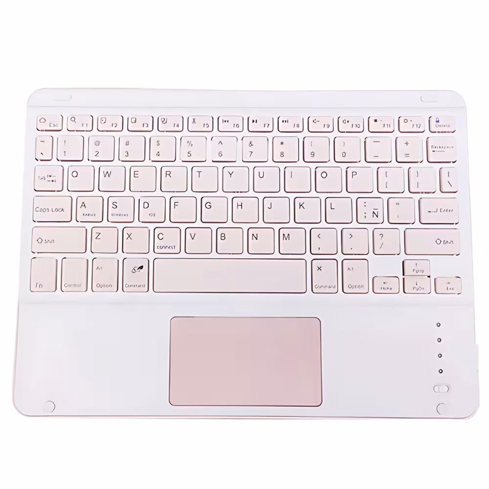 Combo Estuche de Goma Negro Vidrio Templado y Teclado 2 en 1 para Lenovo Tab Plus 11,5 pulgadas 2024