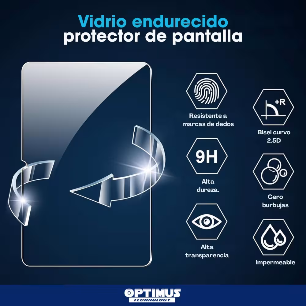 Combo Estuche de Goma Negro Vidrio Templado y Teclado 2 en 1 para Lenovo Tab Plus 11,5 pulgadas 2024