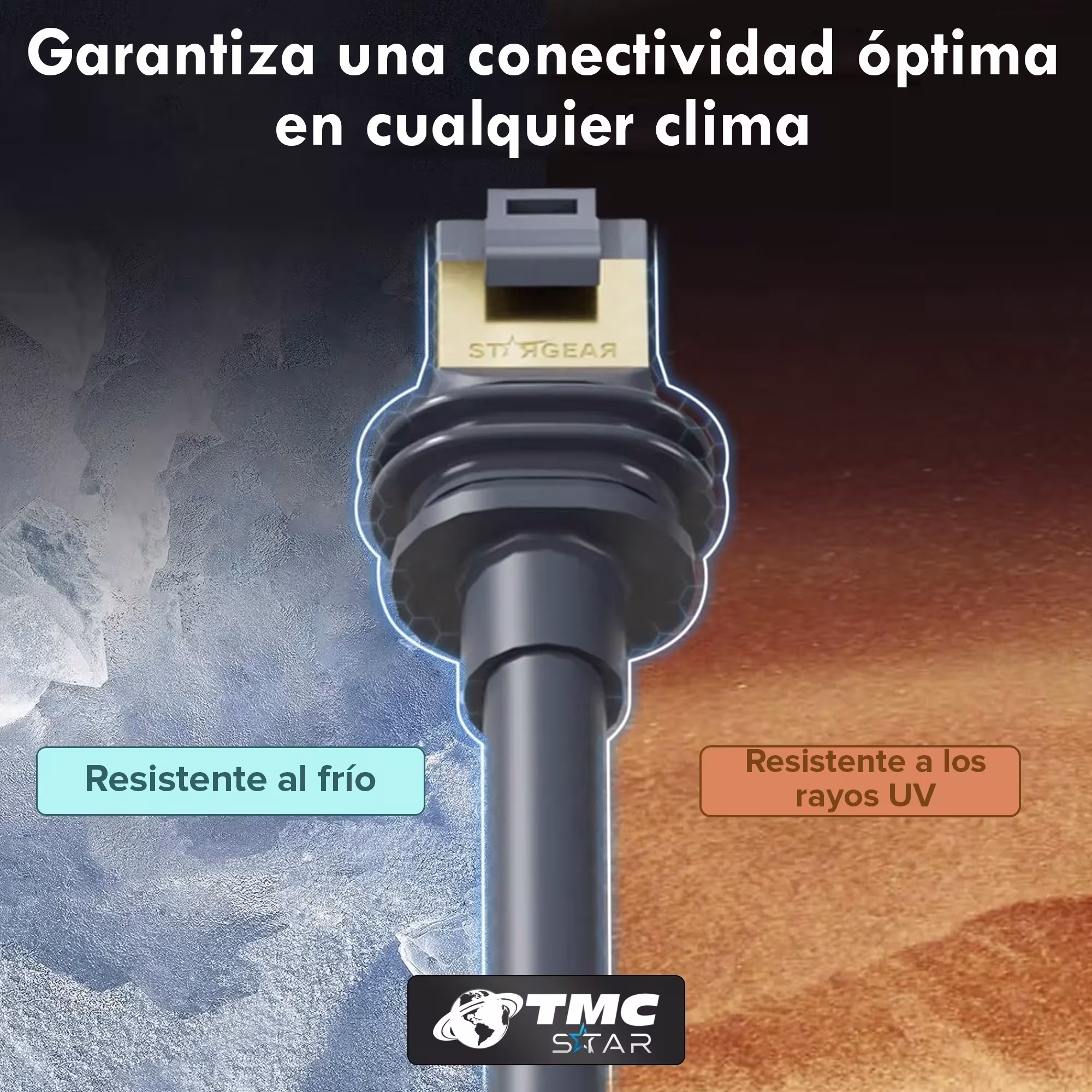 Cable De 15 Metros Para Starlink Standard GEN 3 / V4 / MINI - Alta Velocidad y Resistencia