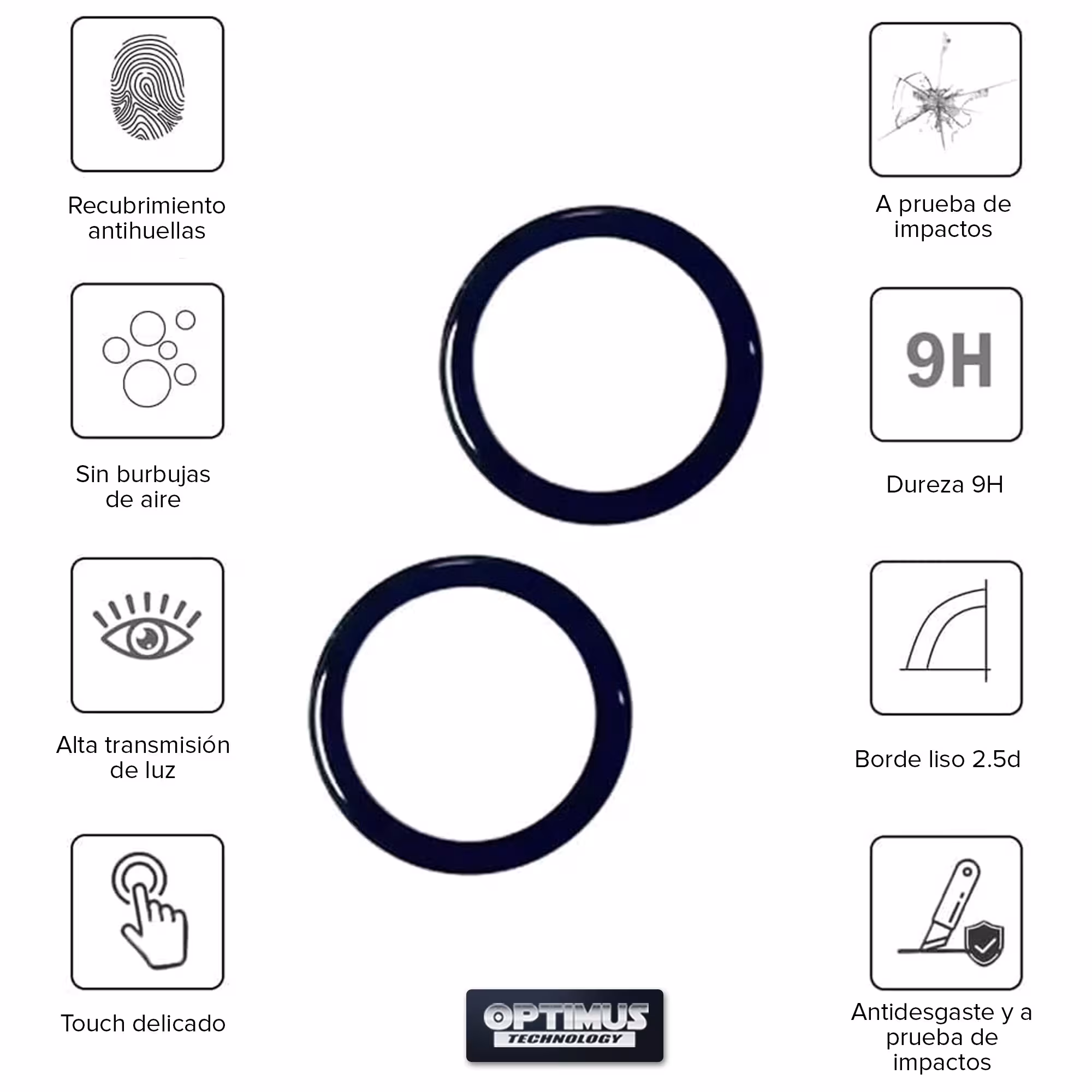 Vidrio Templado Protector de Pantalla Nanoglass Para Samsung Galaxy Watch 6 40mm