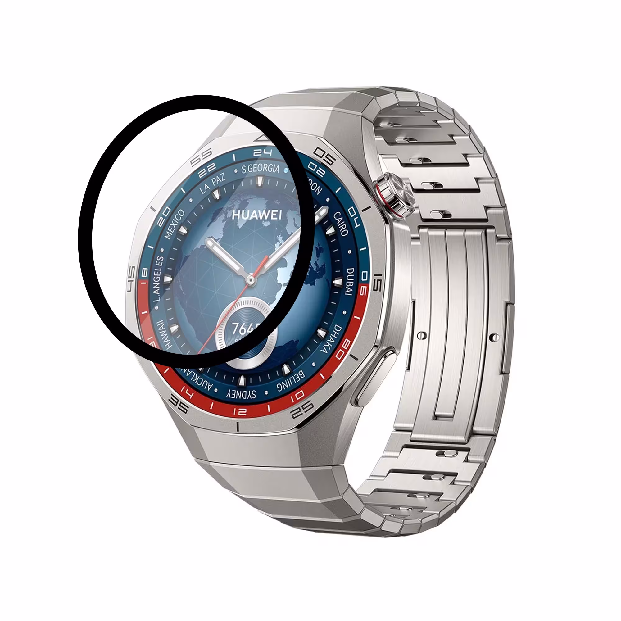 Vidrio Templado Cerámico Nanoglass Para Reloj Smartwatch Huawei Watch Gt5 Pro 46mm